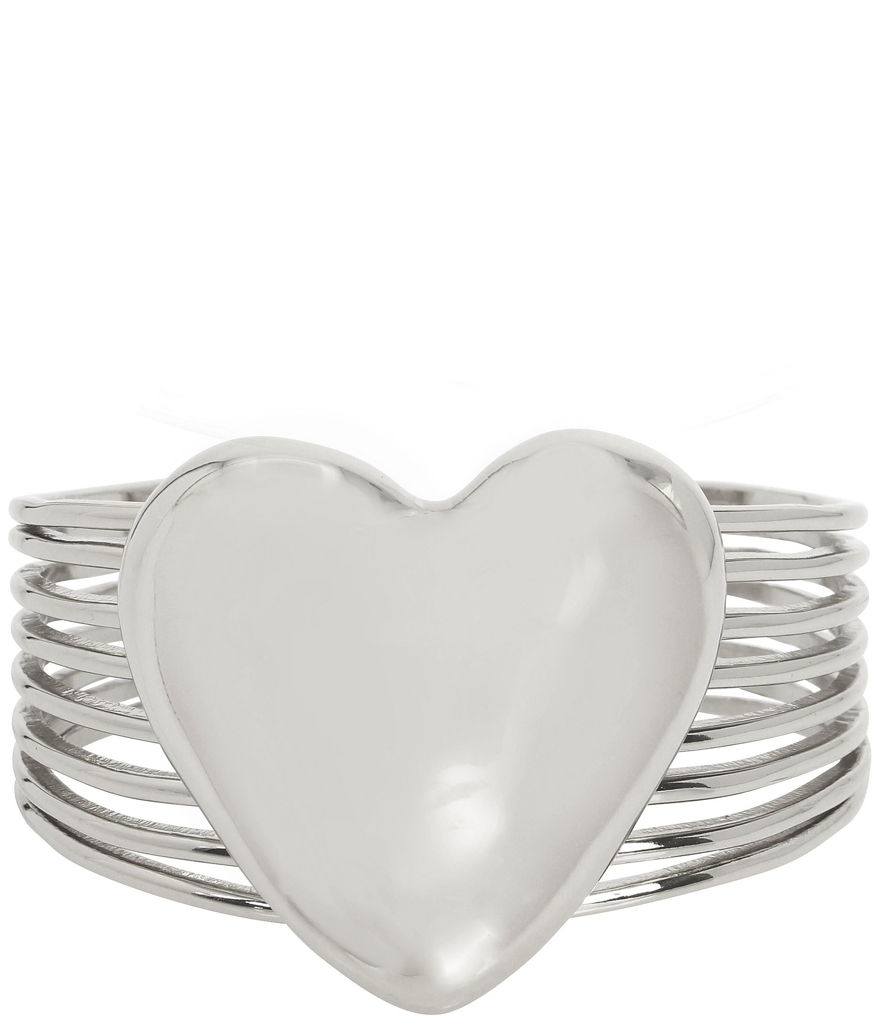 Robert Lee Morris Soho Puffy Heart Cuff Bracelet