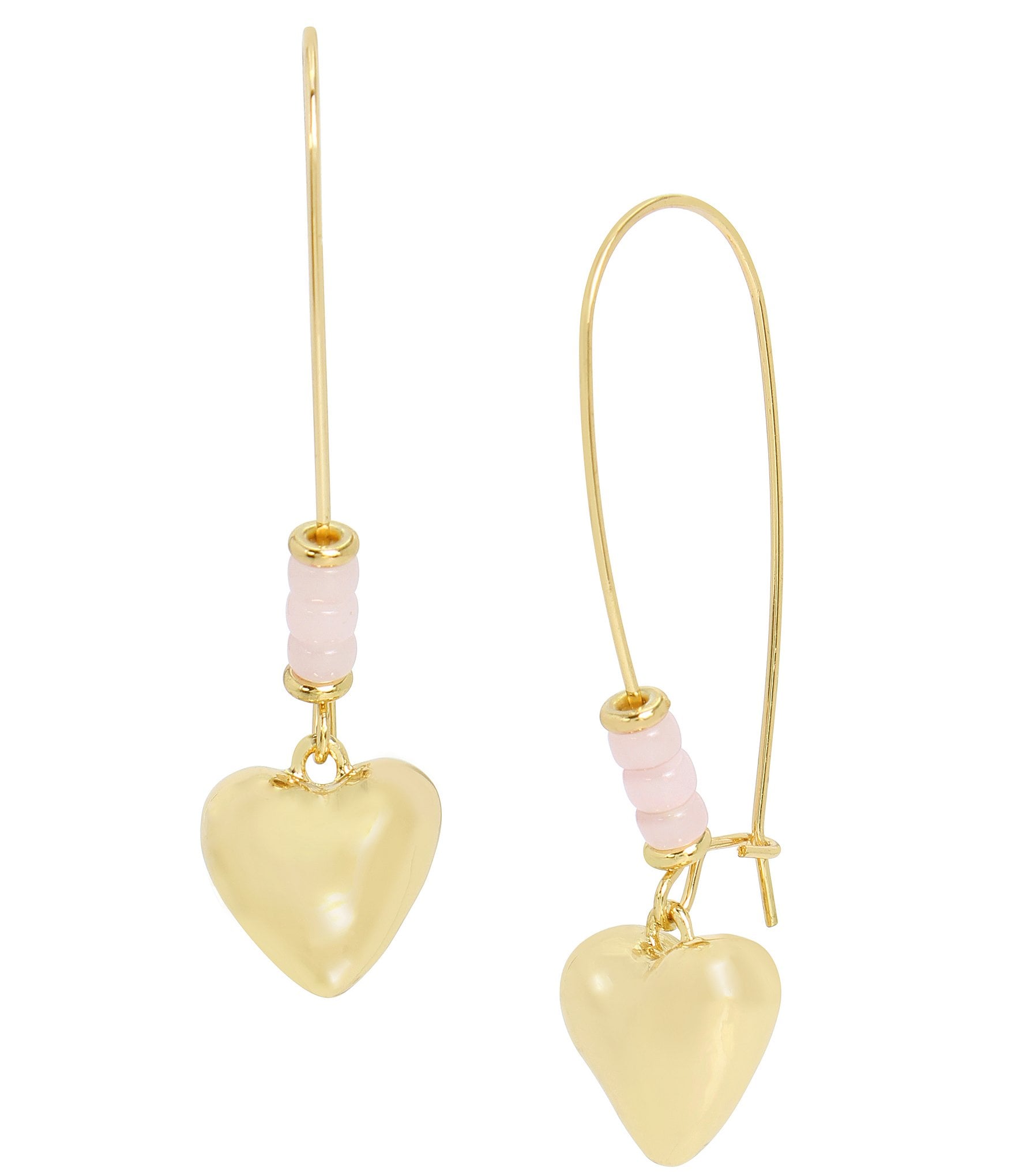 Robert Lee Morris Soho Puffy Heart Dangle Drop Earrings Dillard s