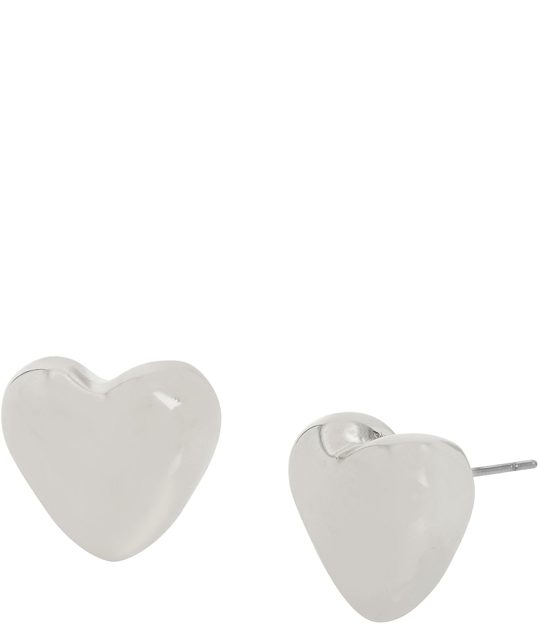 Robert Lee Morris Soho Puffy Heart Stud Earrings