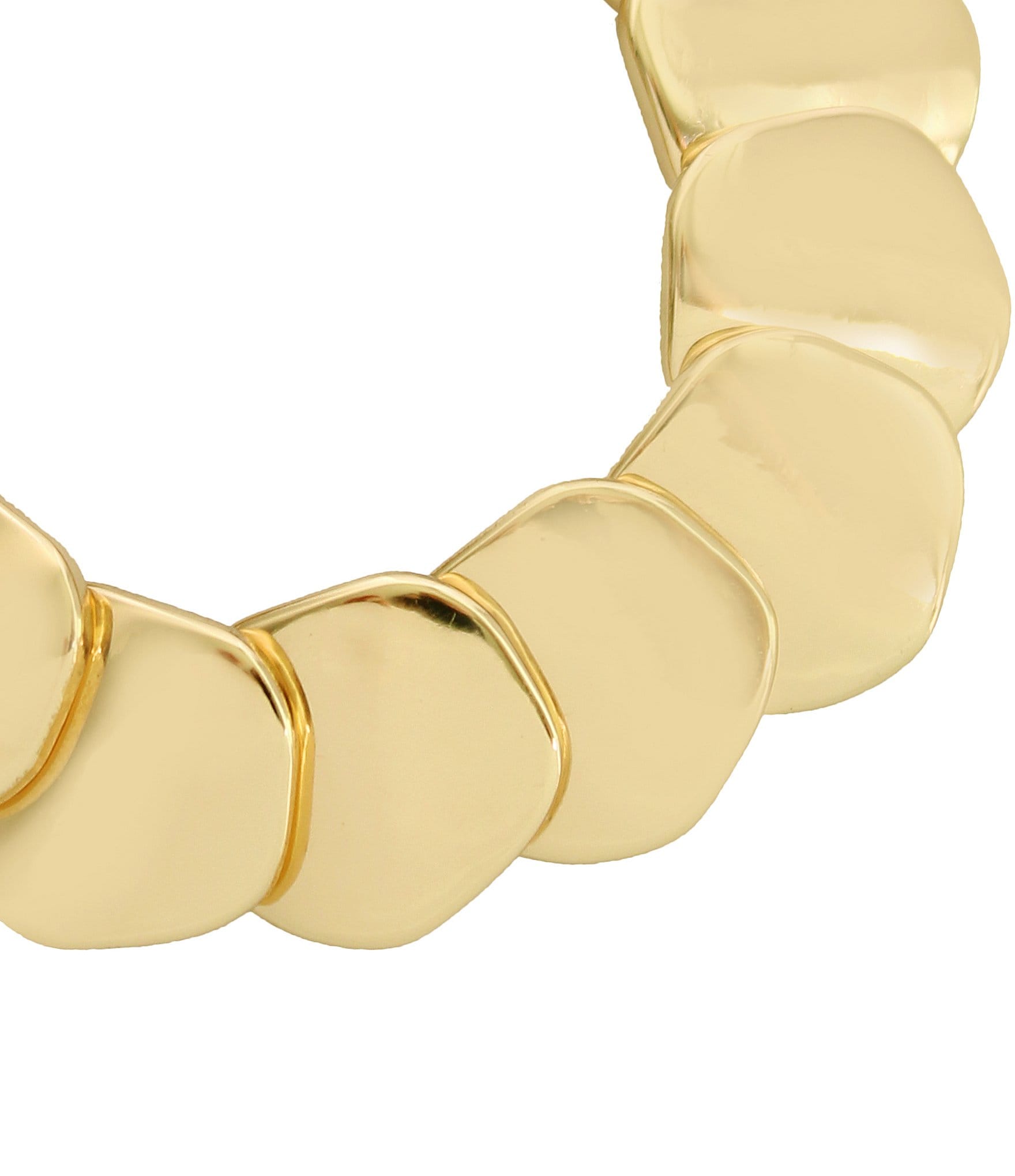 Robert Lee Morris Soho Sculpted Disc Link Line Bracelet