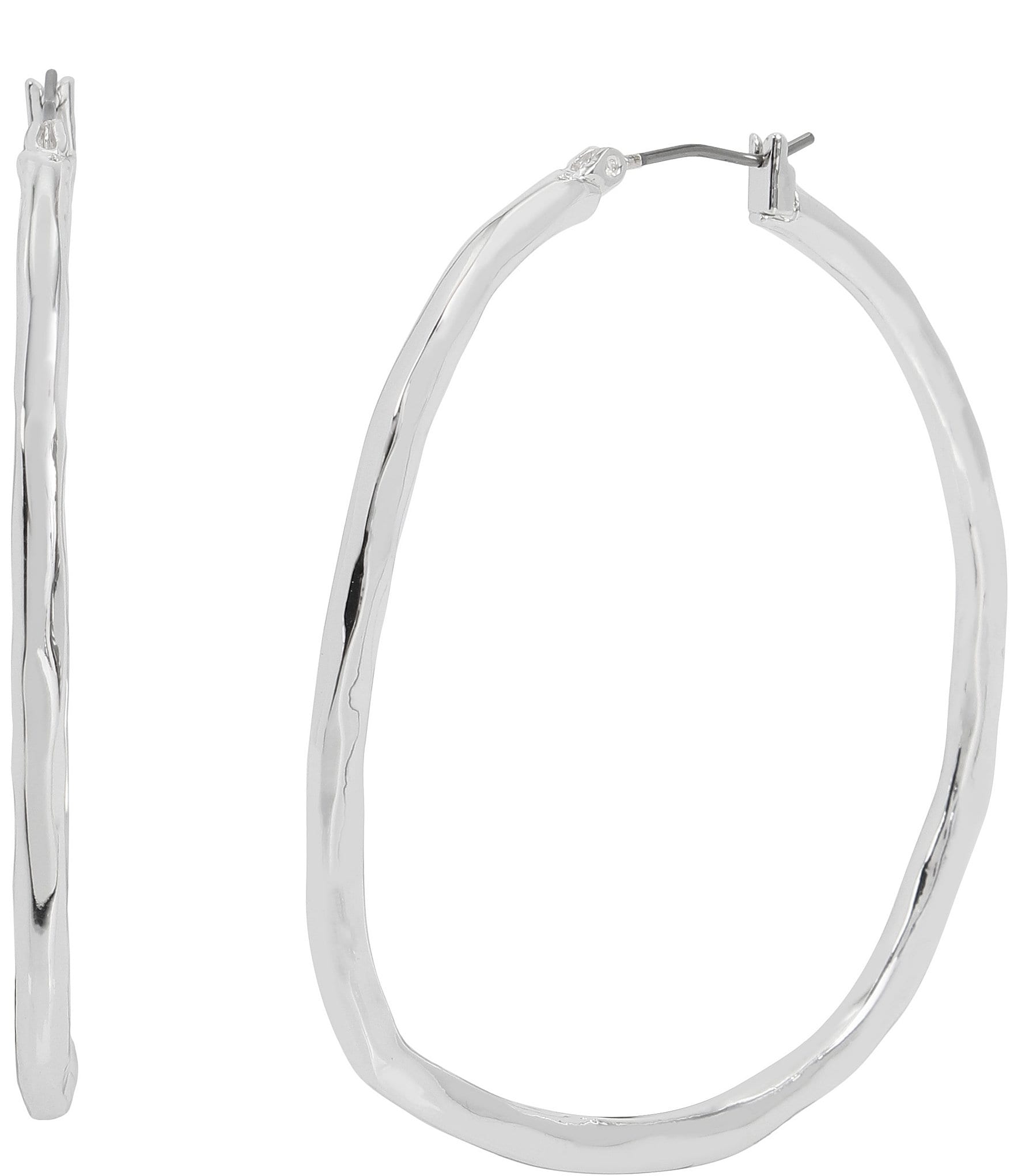 Robert Lee Morris Soho Sculpted Hoop Earrings