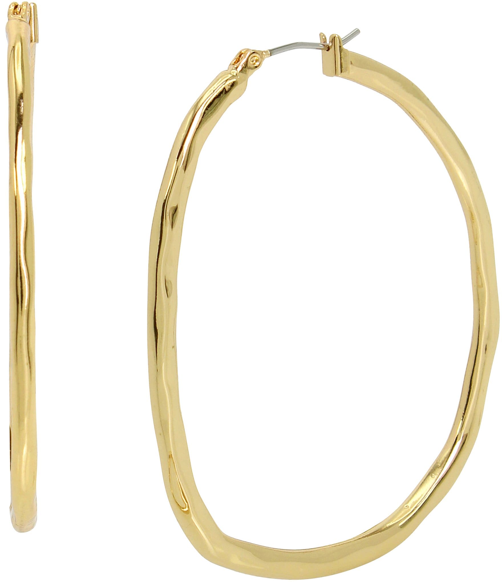 Robert Lee Morris Soho Sculpted Hoop Earrings