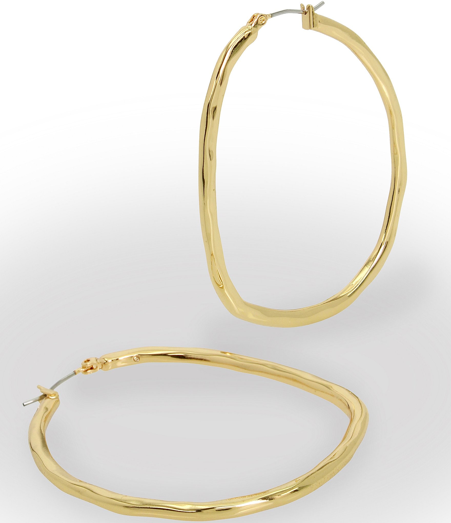 Robert Lee Morris Soho Sculpted Hoop Earrings