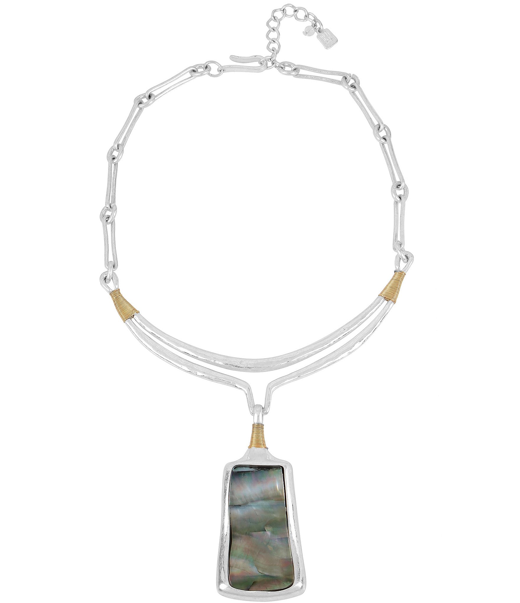 Robert Lee Morris Soho Sculptural Pendant Necklace