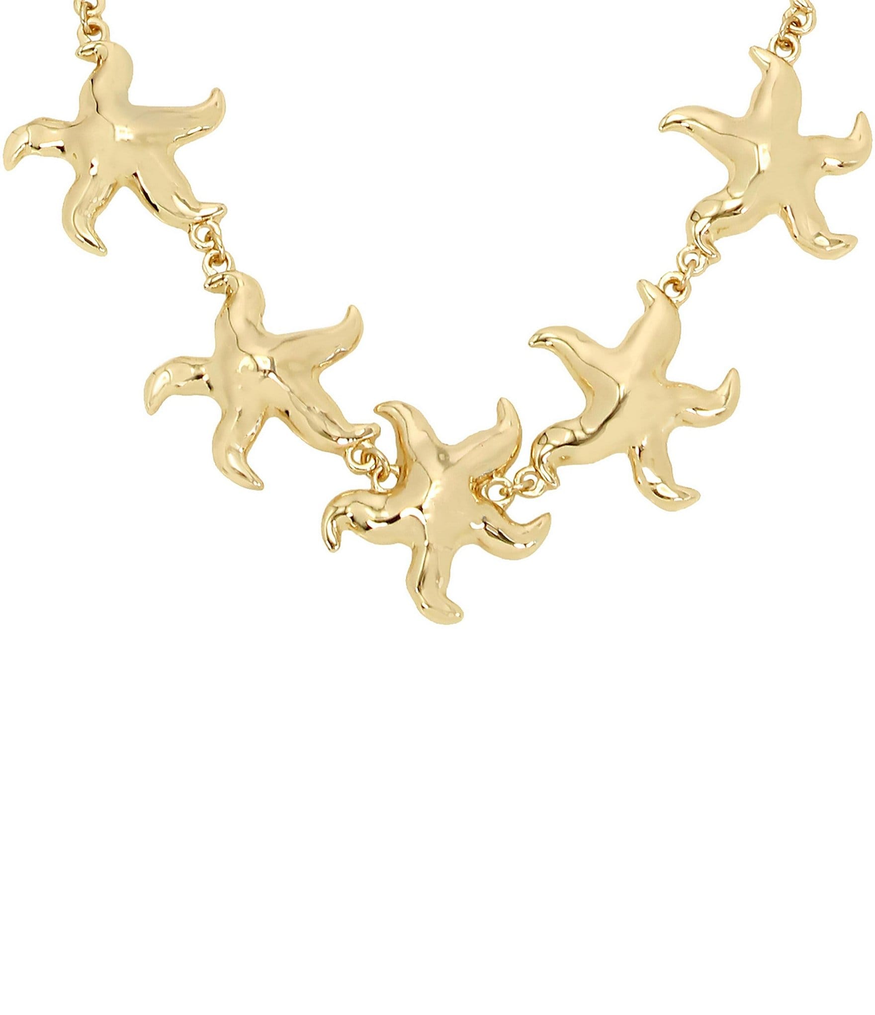 Robert Lee Morris Soho Starfish Bib Collar Necklace