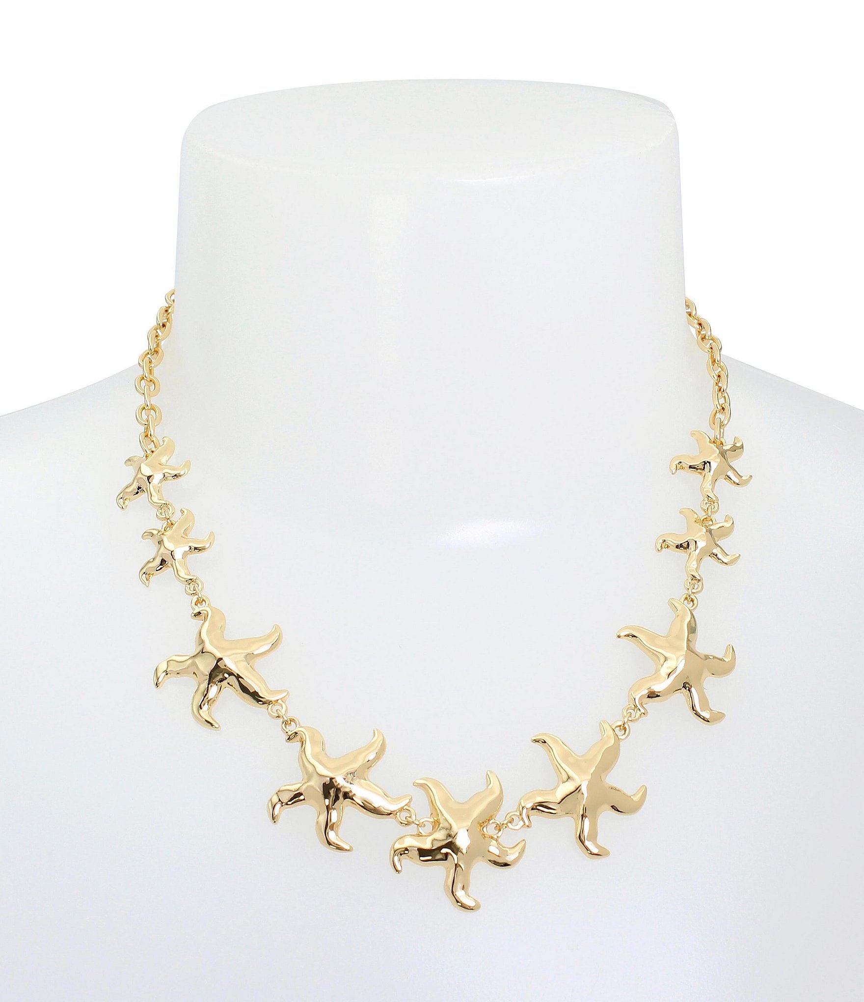 Robert Lee Morris Soho Starfish Bib Collar Necklace