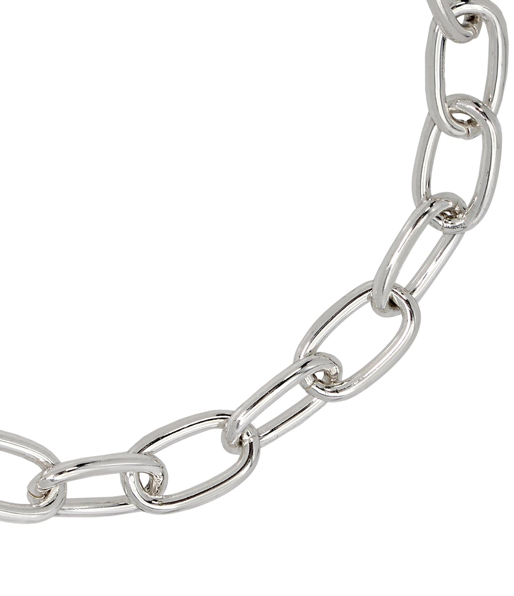 Robert Lee Morris Soho Textured Chain Collar Necklace