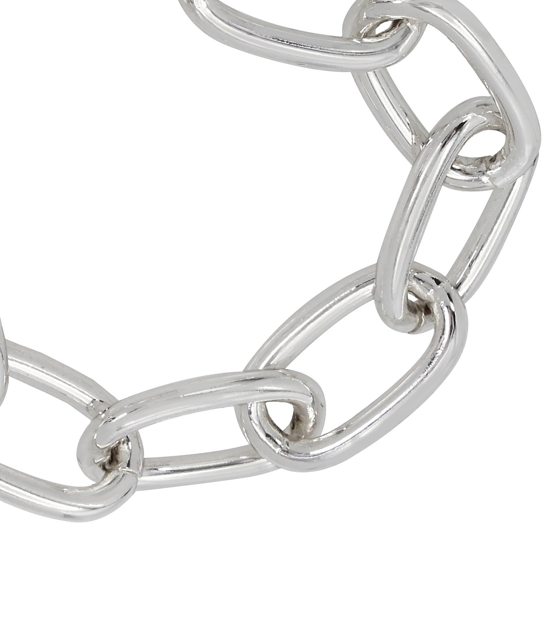 Robert Lee Morris Soho Textured Chain Link Toggle Line Bracelet