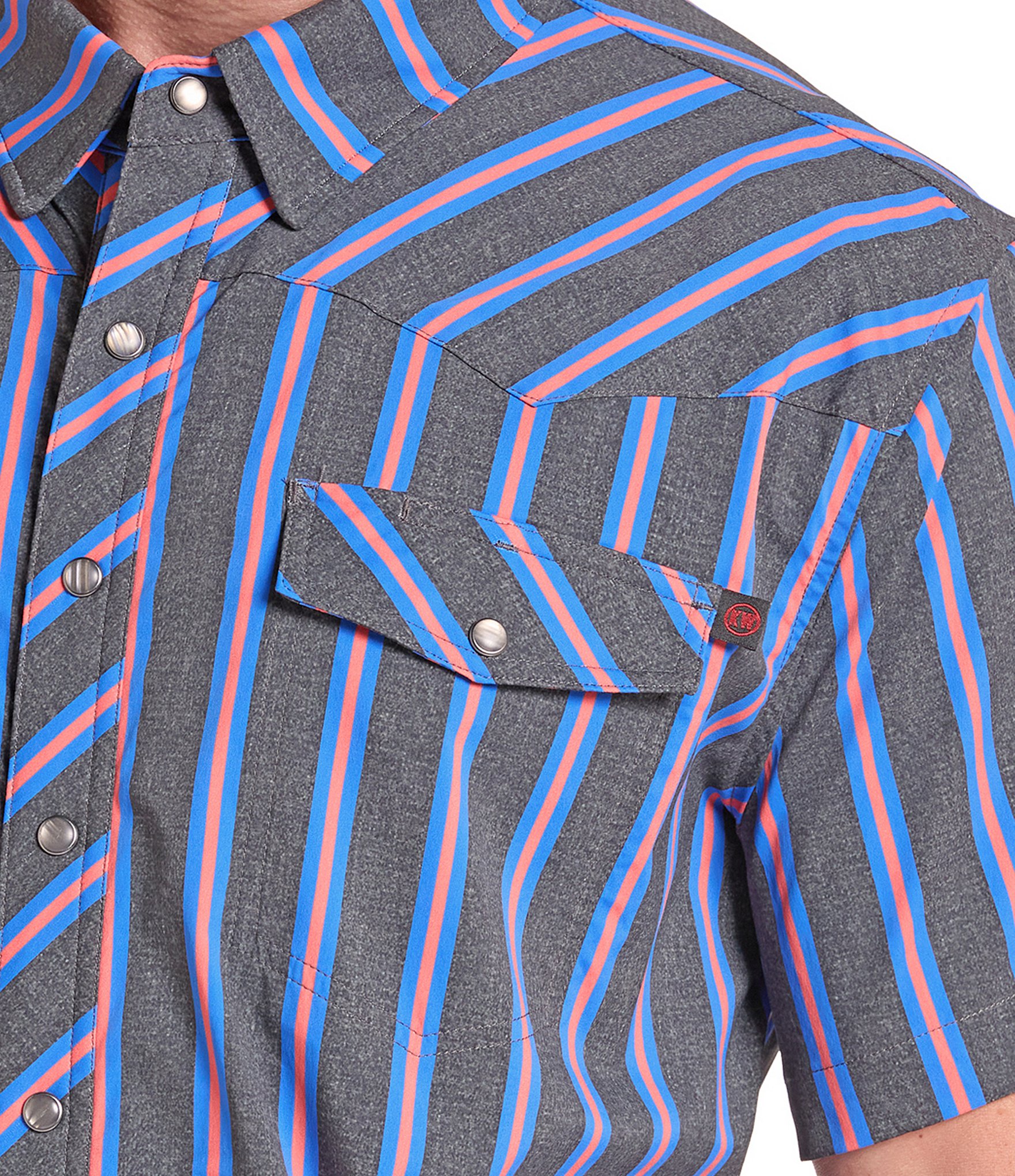 Rock & Roll Denim Koe Wetzel x Rock & Roll TEK Western Stripe Woven Shirt