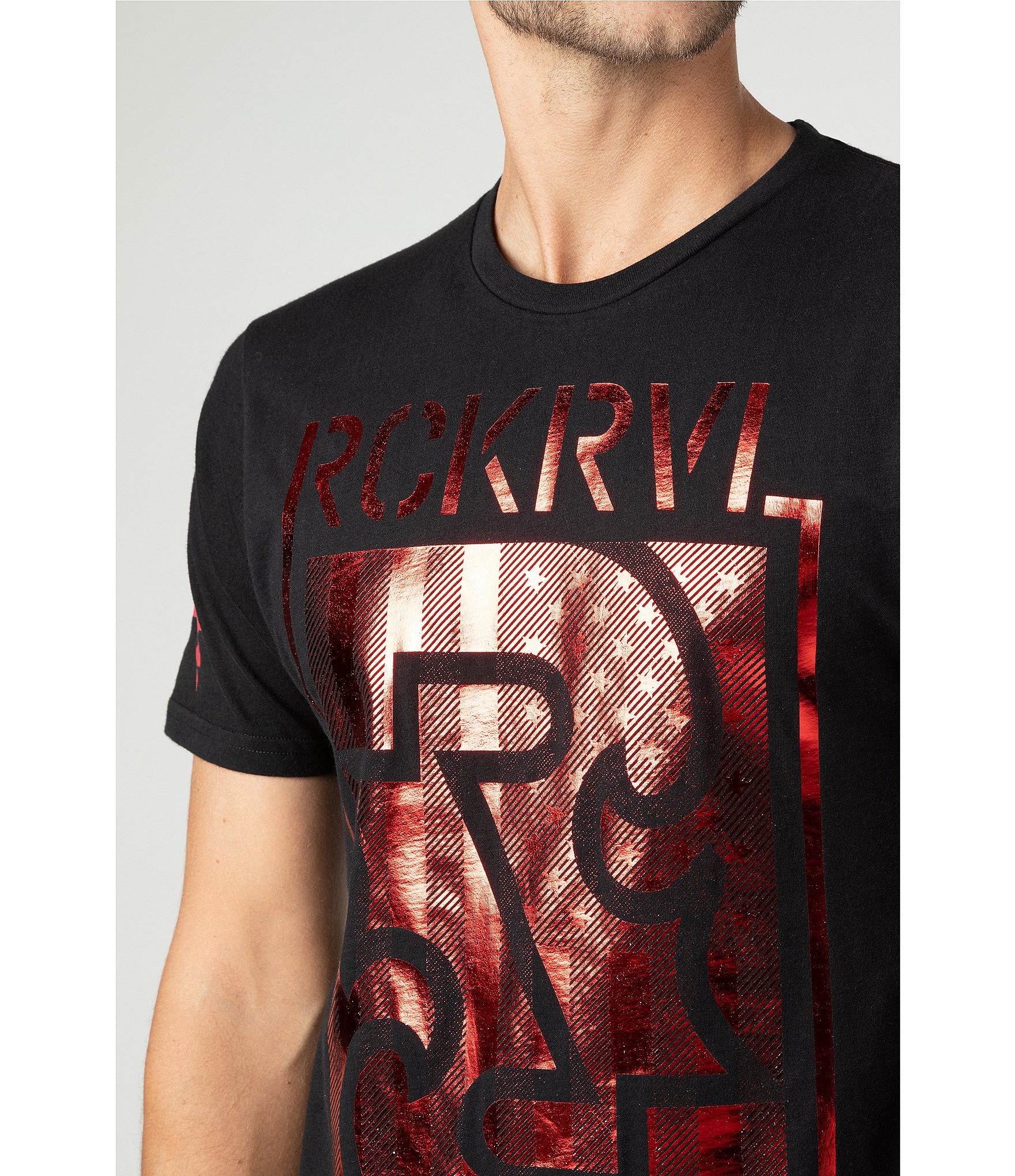 Rock Revival Bold Foiled Logo Short Sleeve T-Shirt