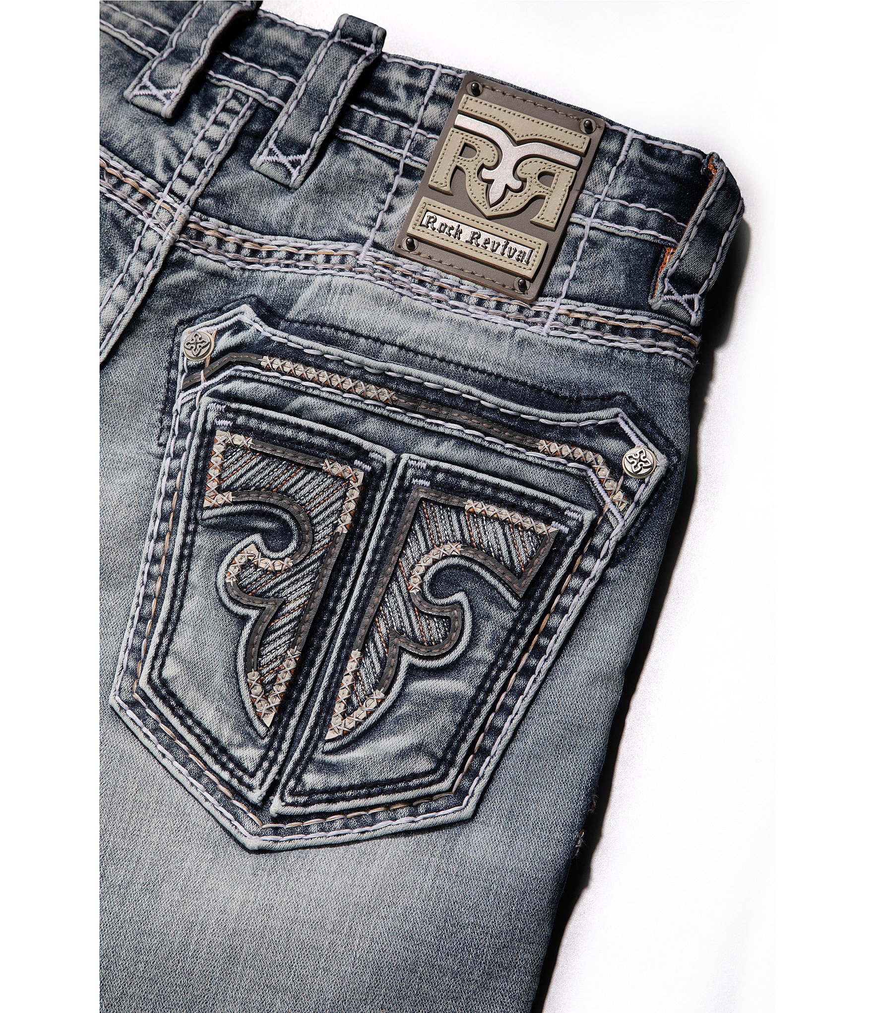Rock Revival Dustin Alternate 32#double; Straight Leg Jeans
