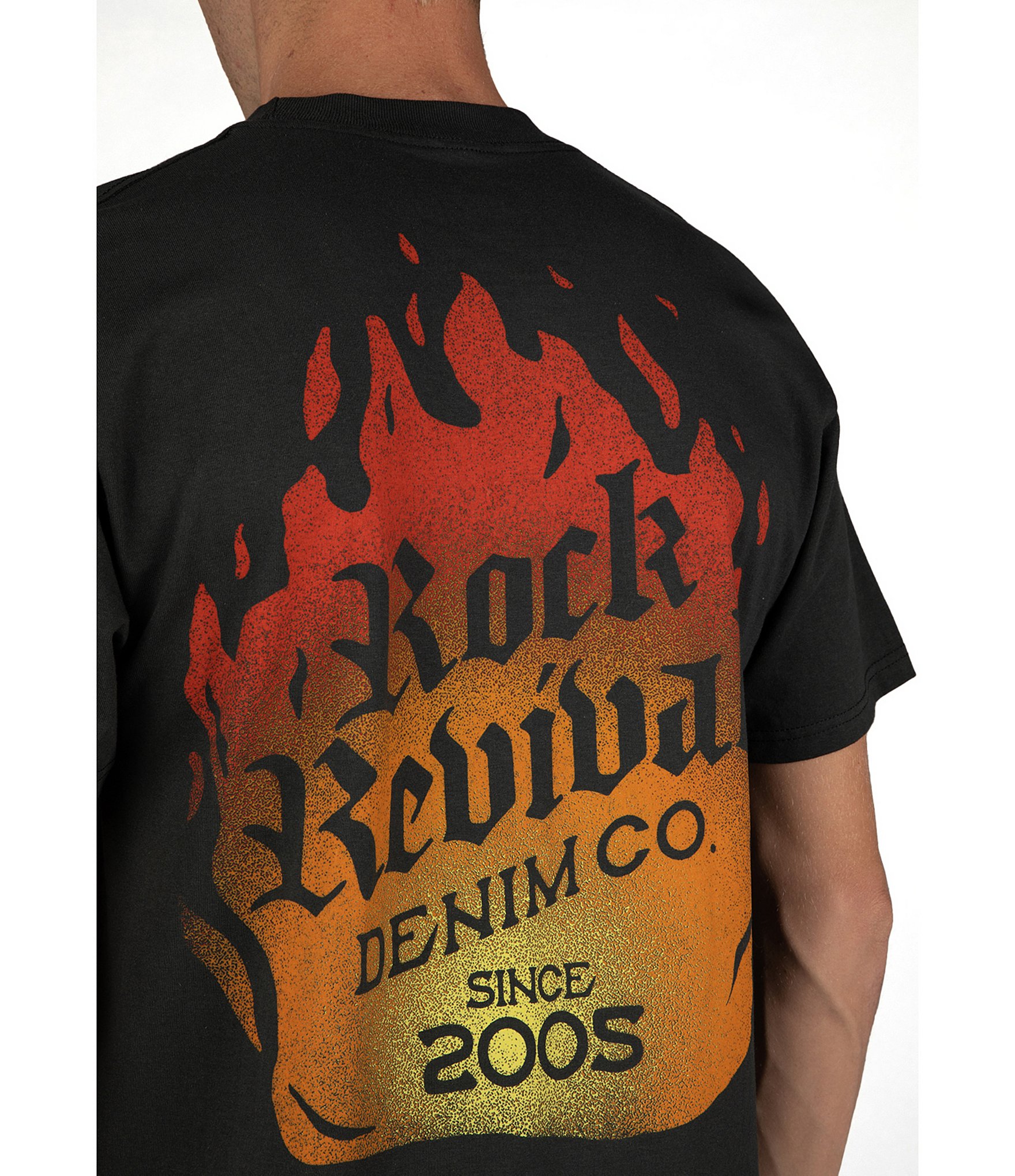 Rock Revival Flame/Logo Artwork Short Sleeve T-Shirt