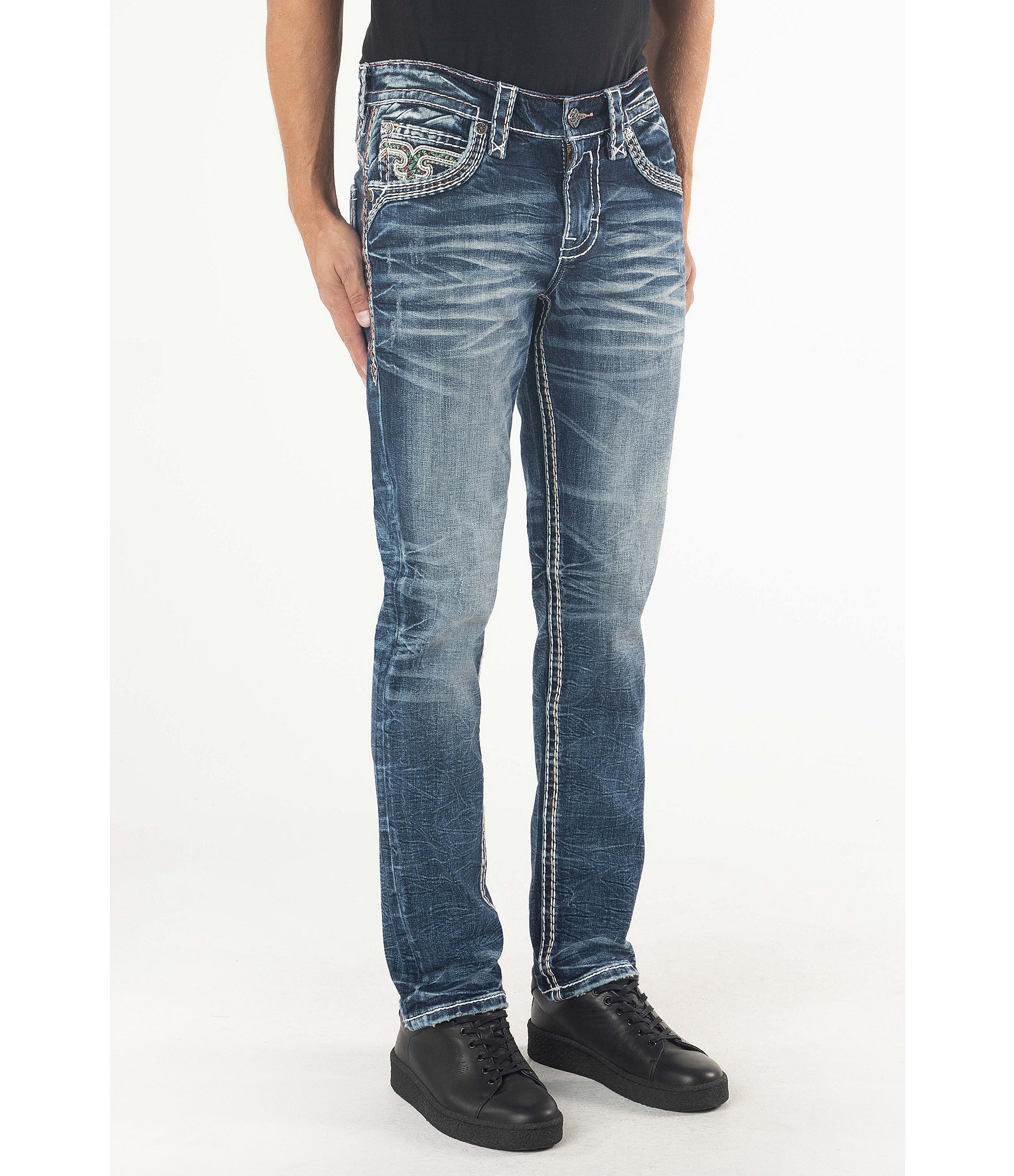 Rock Revival Mayne Alternate Straight Leg Jeans