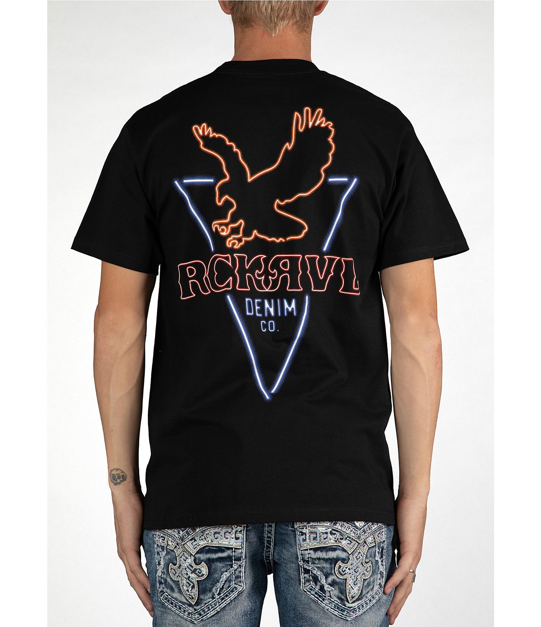 Rock Revival Neon Eagle Short Sleeve T-Shirt