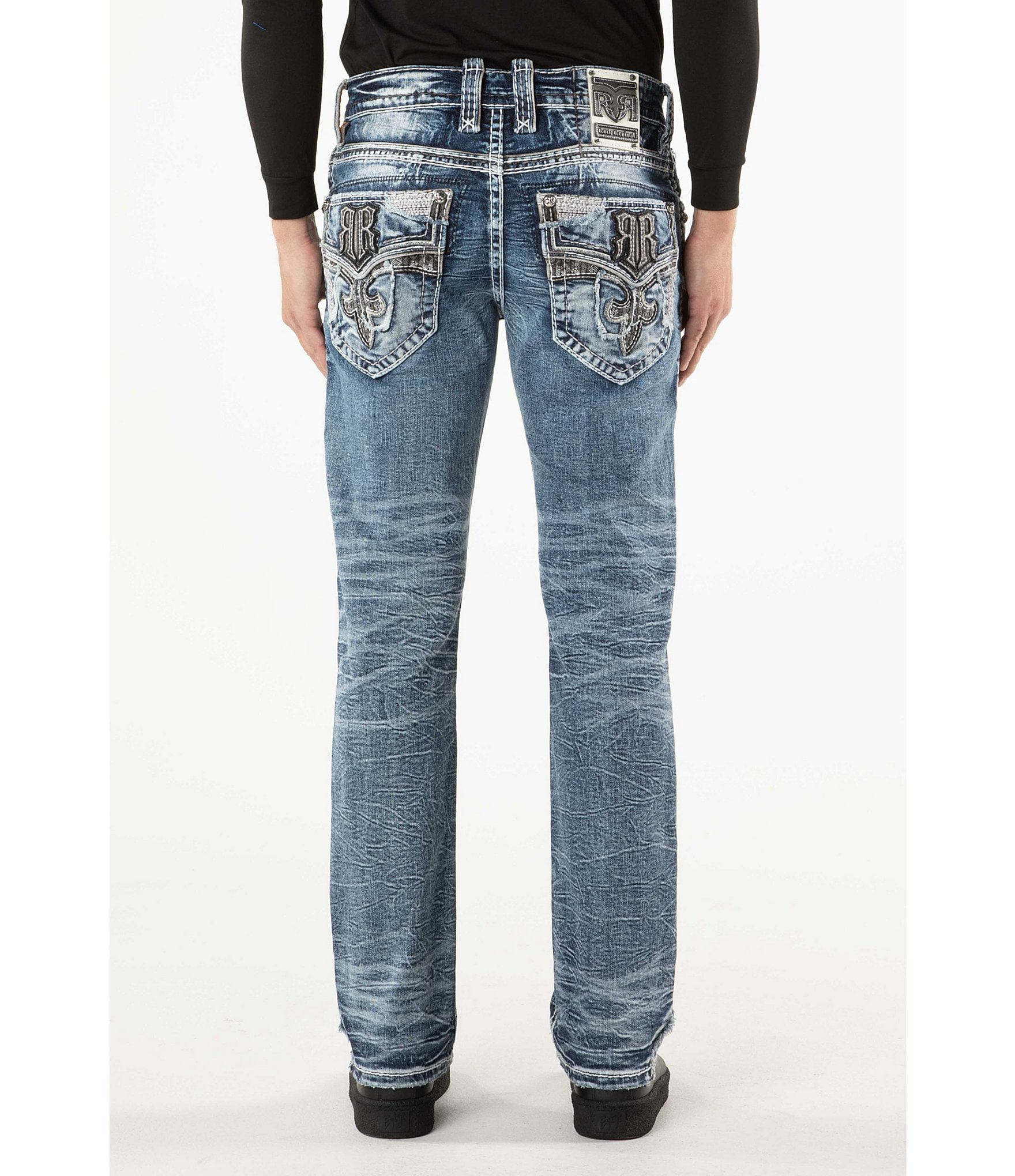 Buy Rock Revival Jett straight jeans 38/30