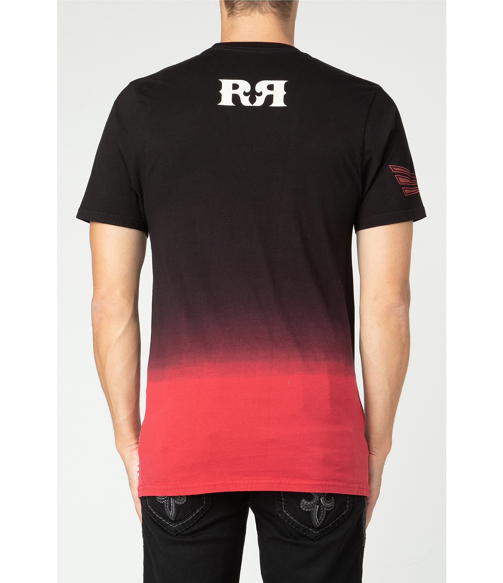 Rock Revival Short Sleeve Logo Graduated Print T-Shirt