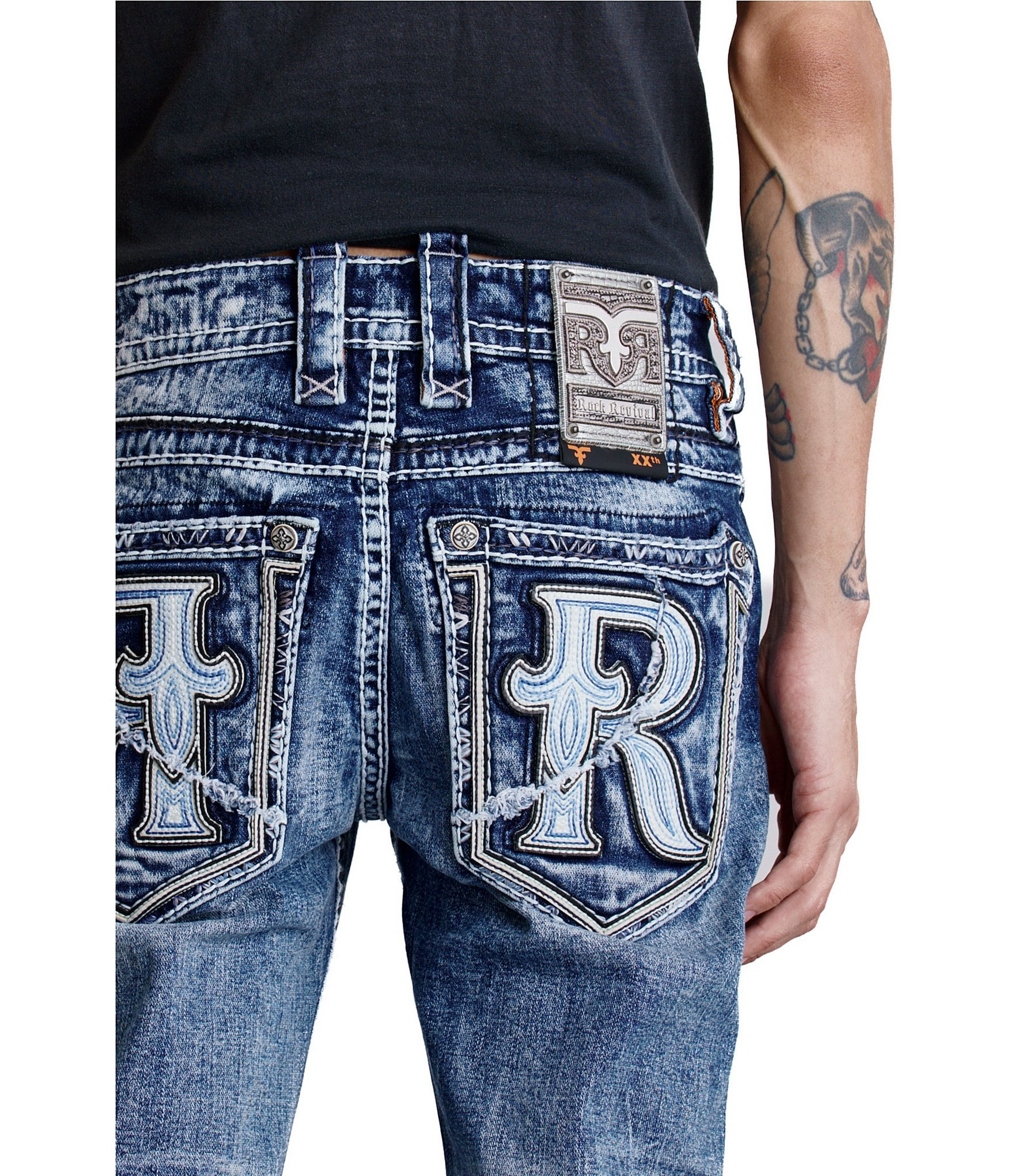 Rock Revival 32#double; Straight Remington Bootcut Jeans