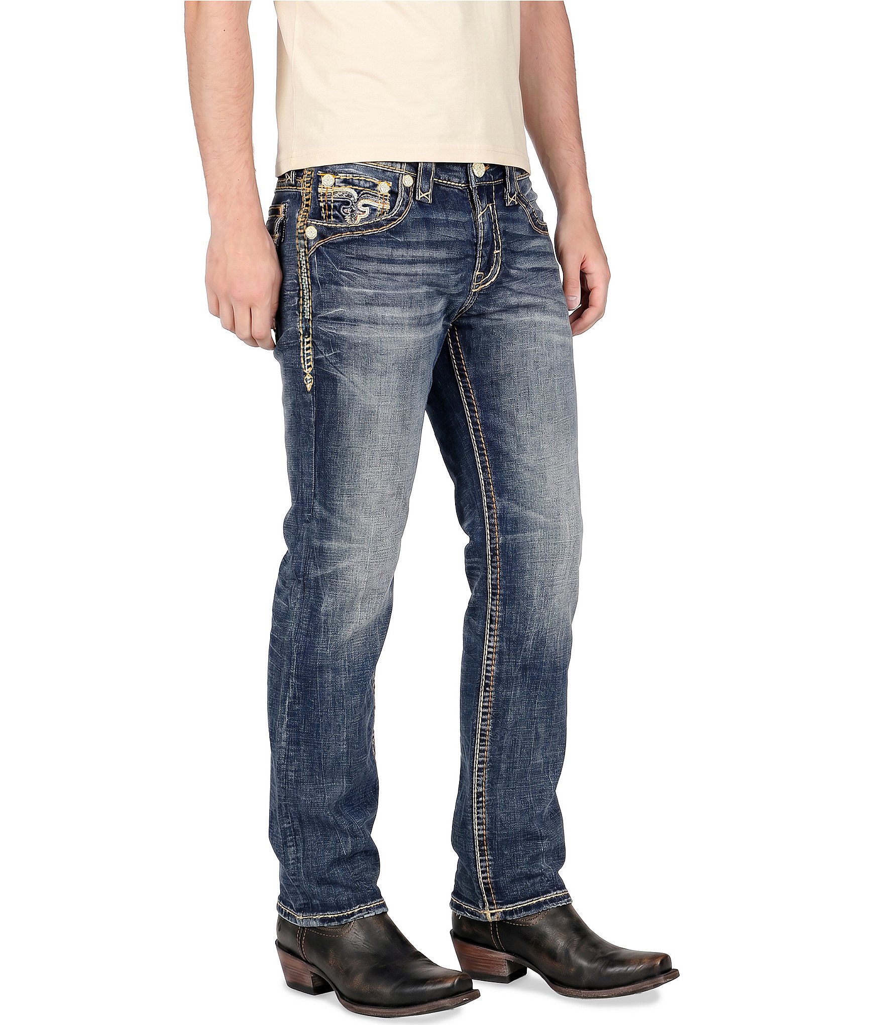 Rock Revival Theodore Straight Leg Jeans