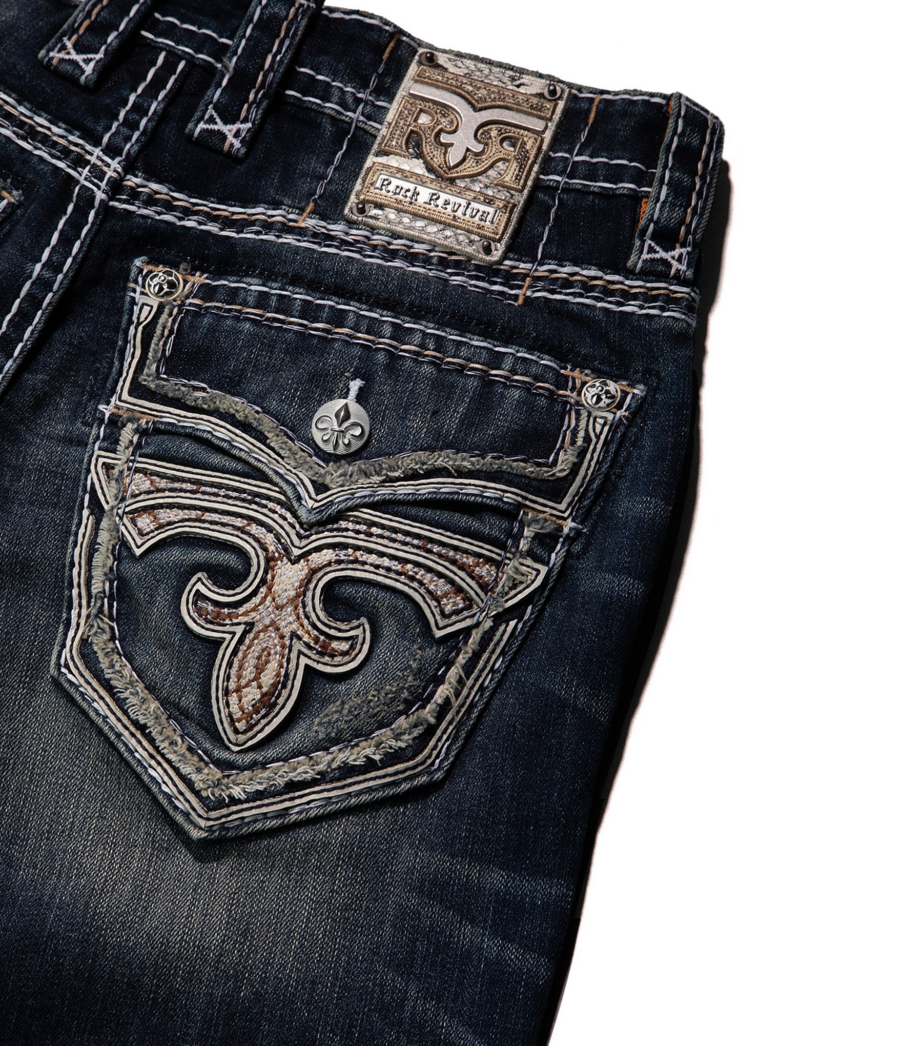 Rock Revival Tristan Straight Leg 5-Pocket Jeans