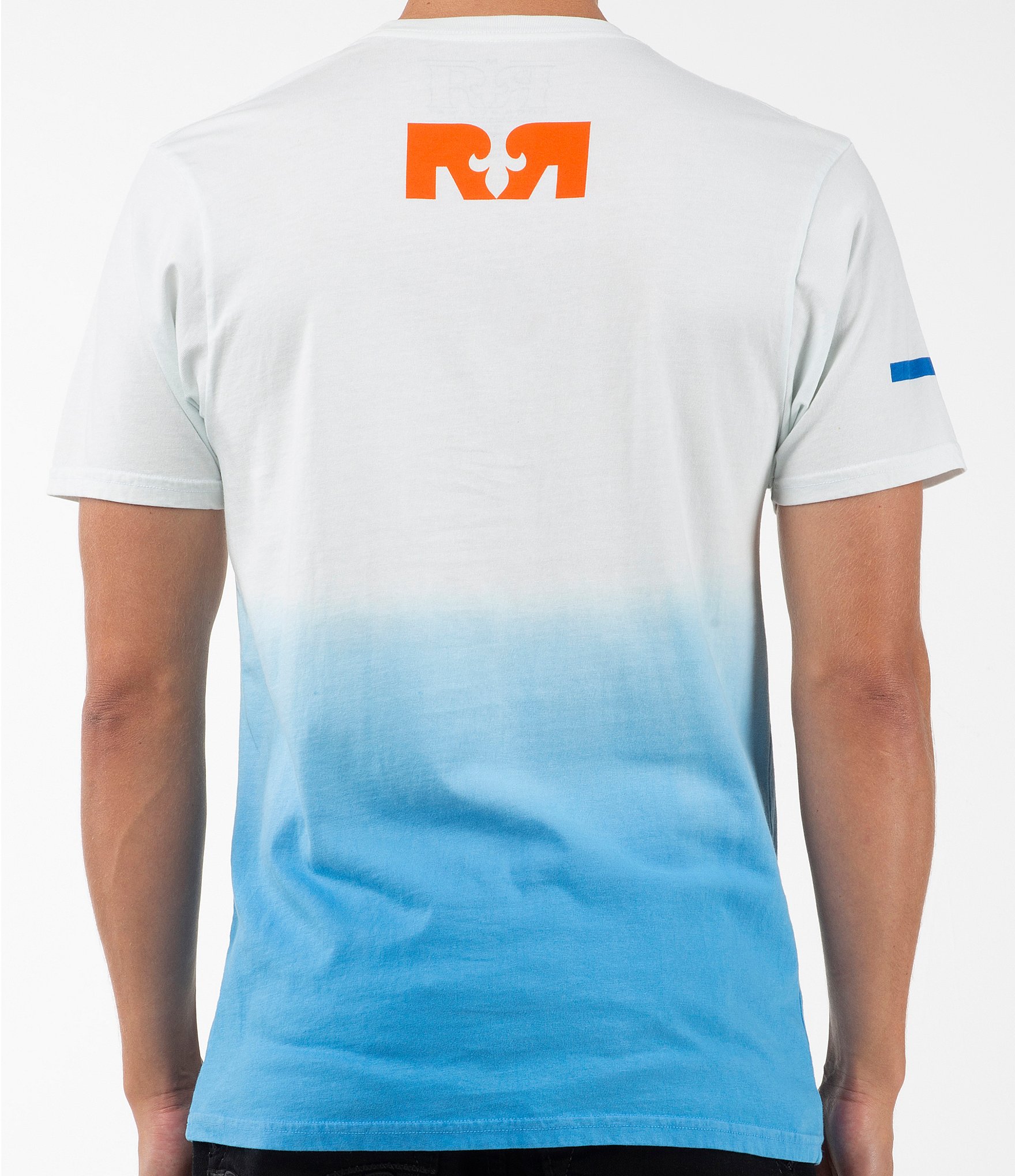 Rock Revival White Turquoise Dip Dye T-Shirt