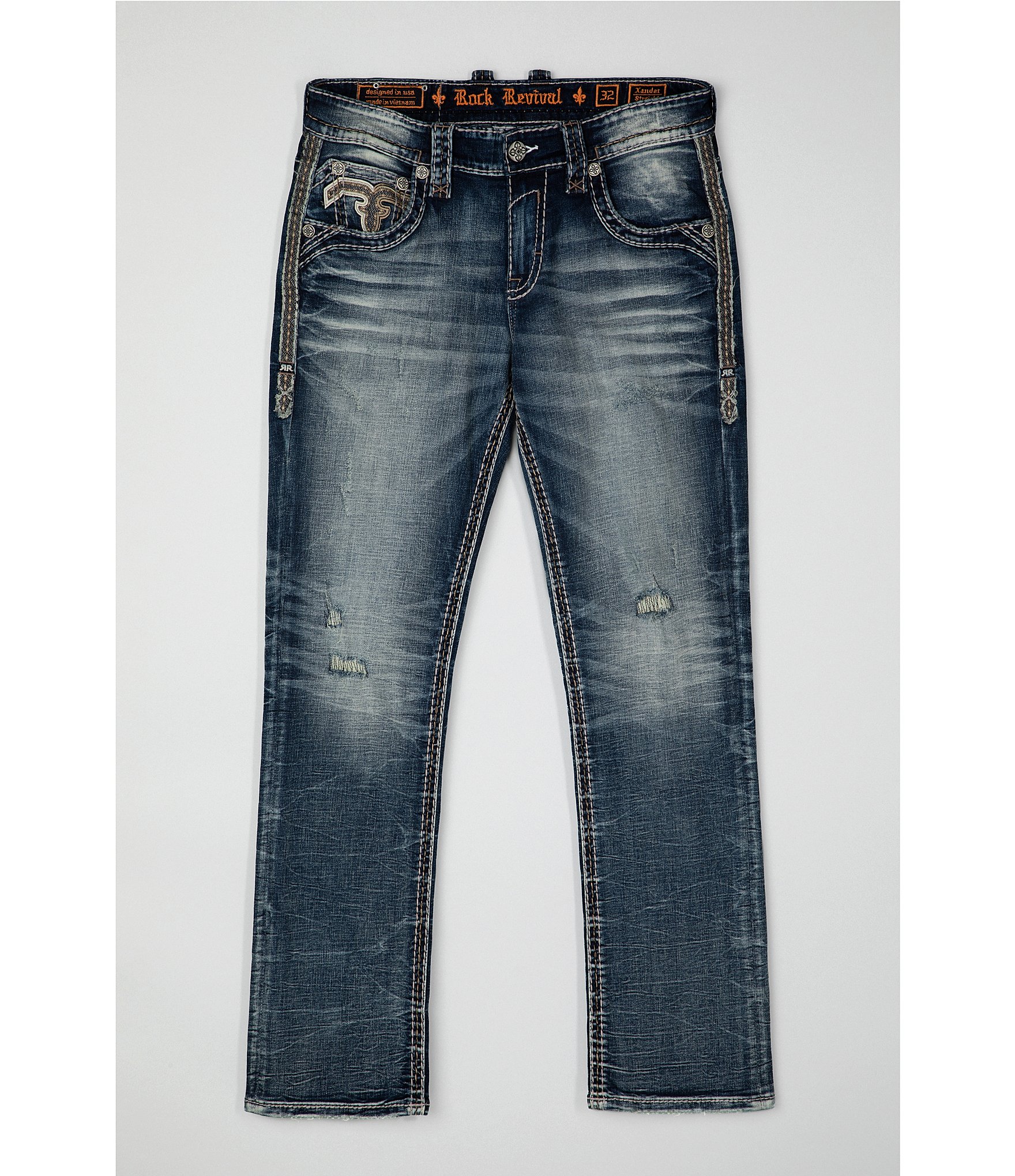 Rock Revival Xander Straight Leg Jeans