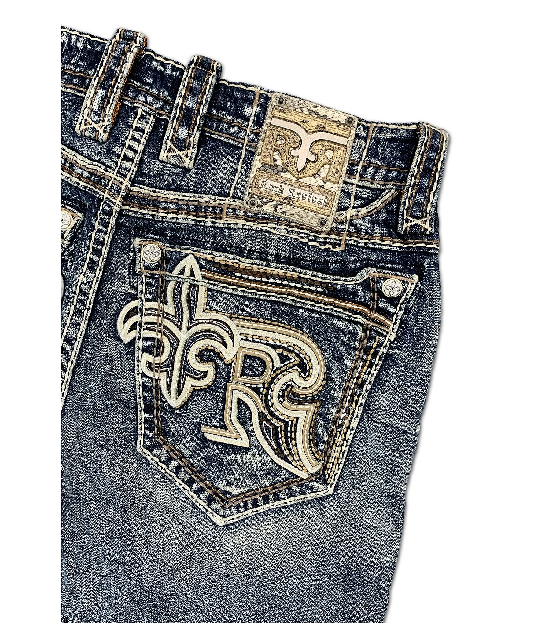 Rock Revival Zayn Straight Leg Destructed Jeans
