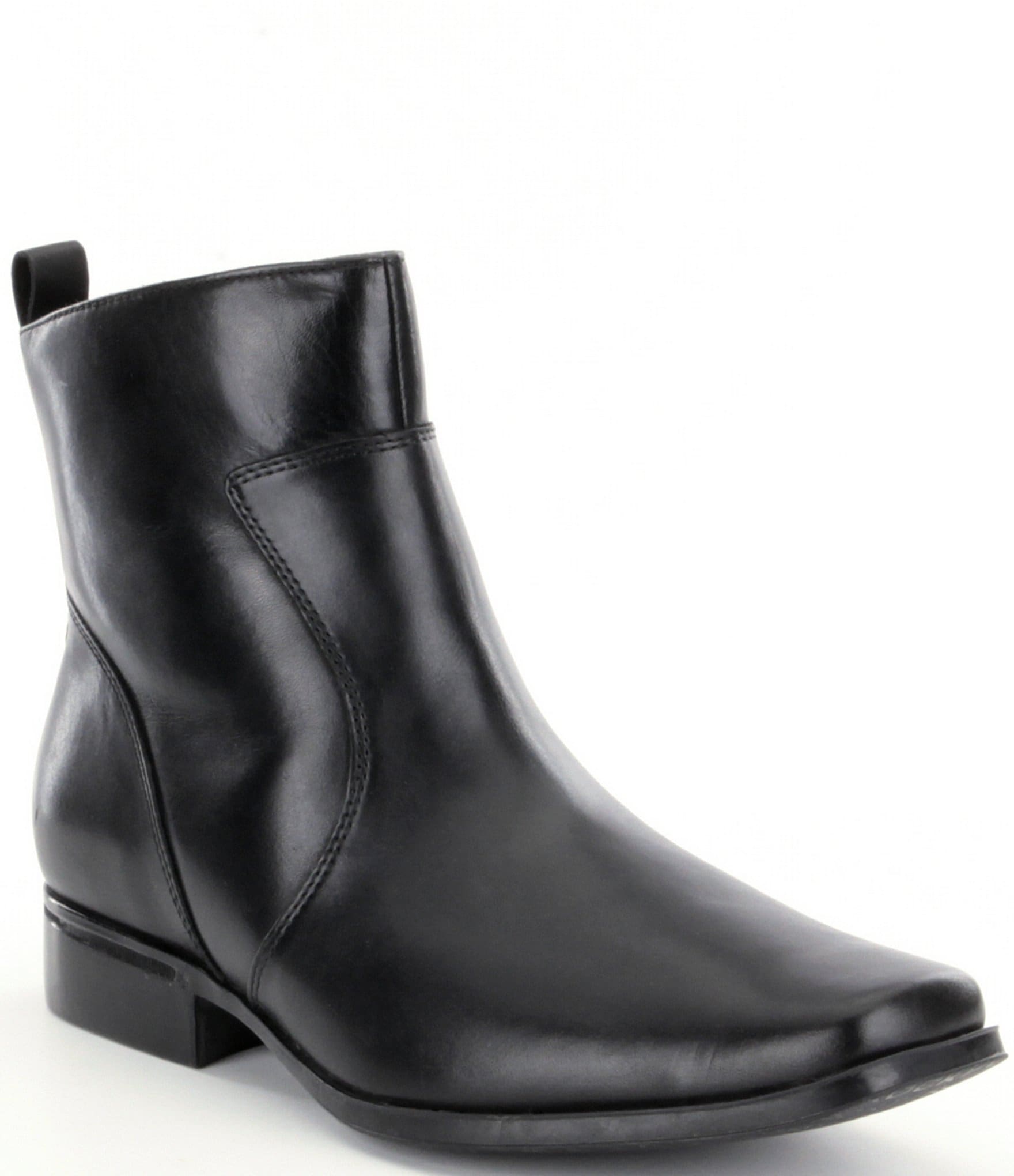 mens black dress boots