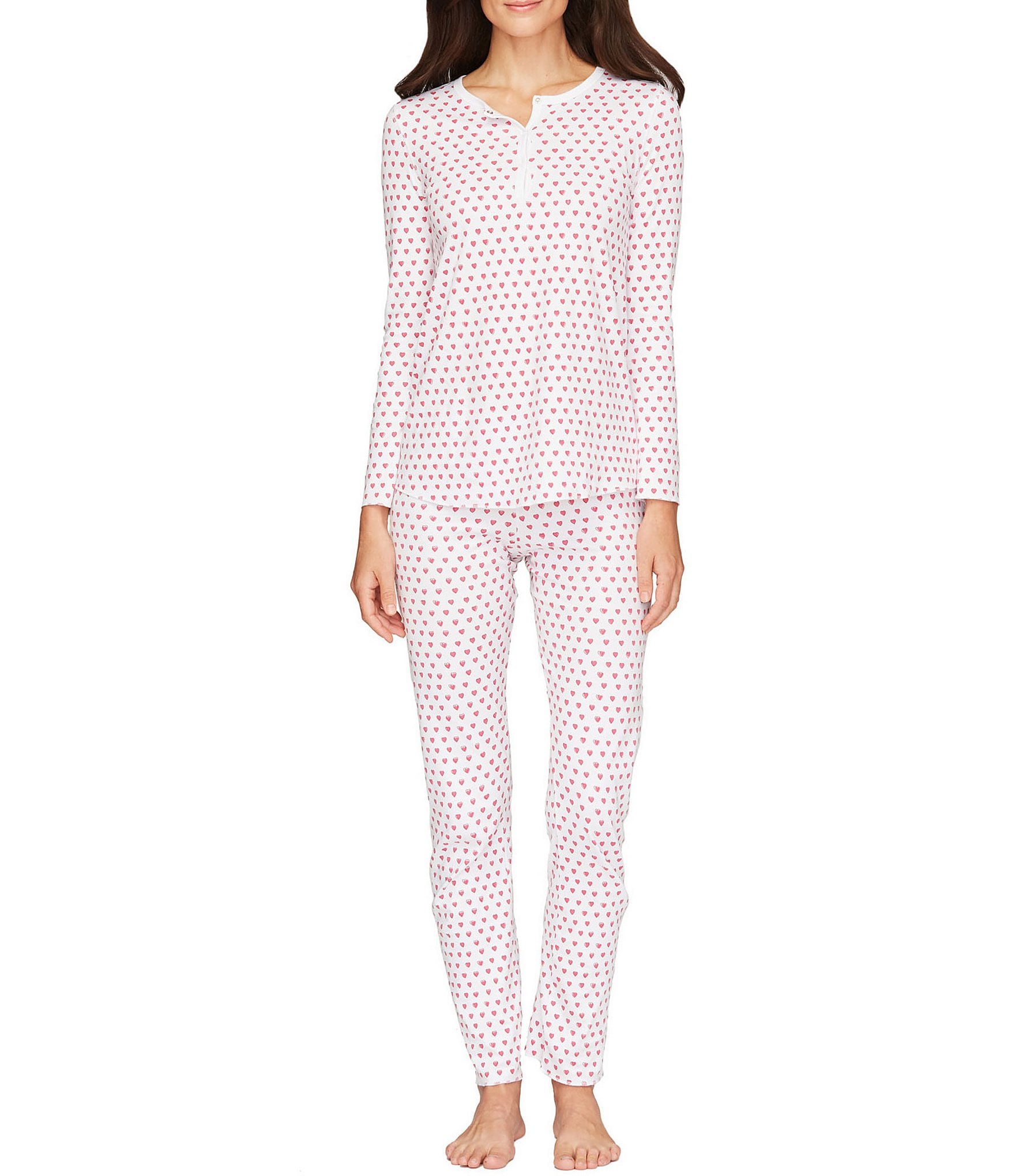 Realtree Girl Women's Dream Henley Pajama Set RTG3601.099 Lingerie Night Black 