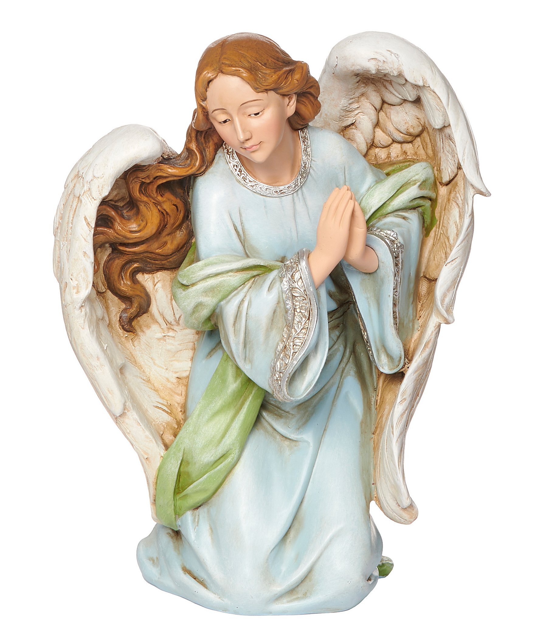 Roman Joseph's Studio 5-Piece Light Blue & Gold Nativity Set