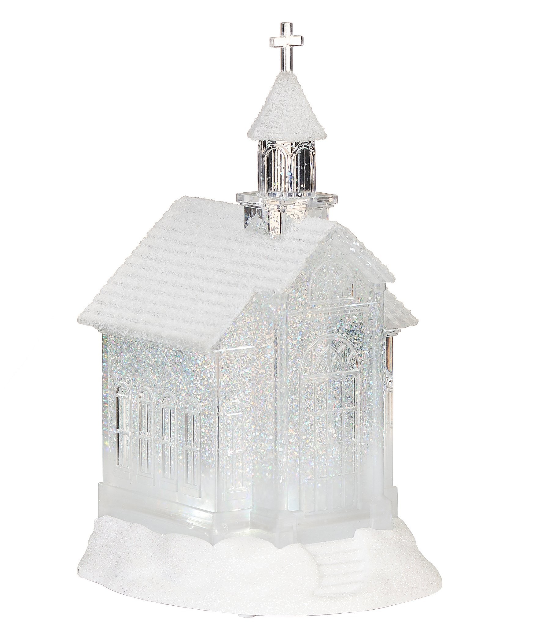 Roman LED Swirl Dome Church Snow Globe | Dillard's