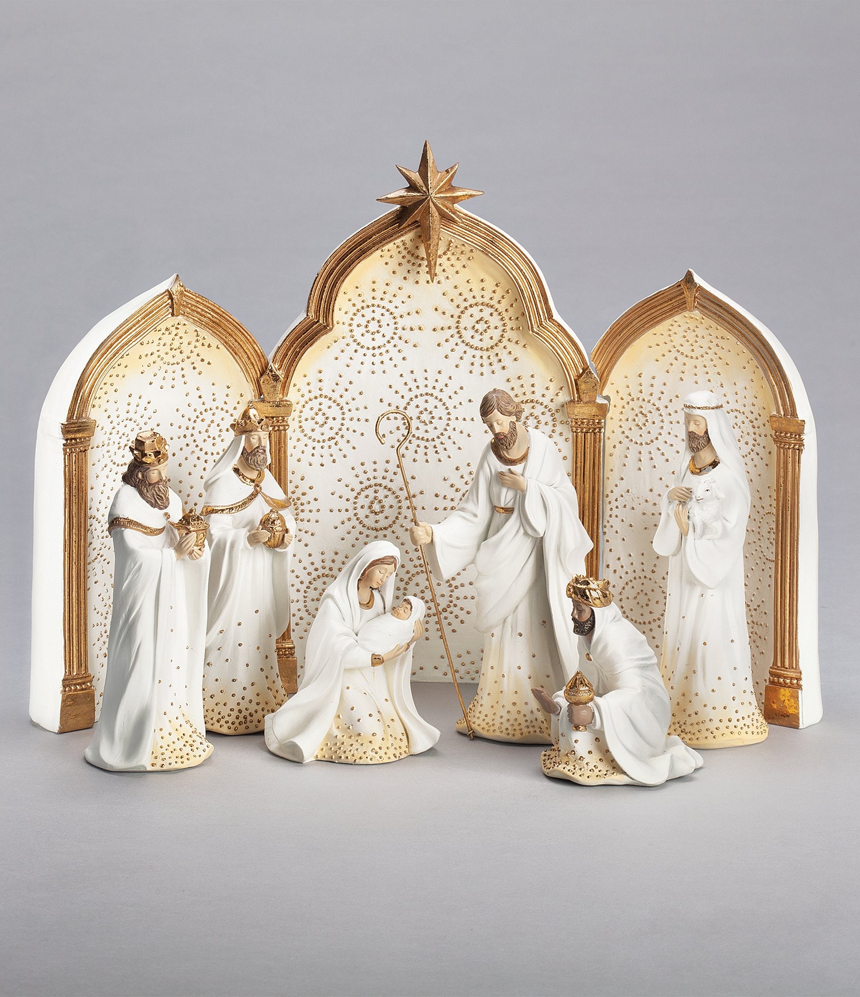 Roman Nativity Triptych 9-Piece Set | Dillard's