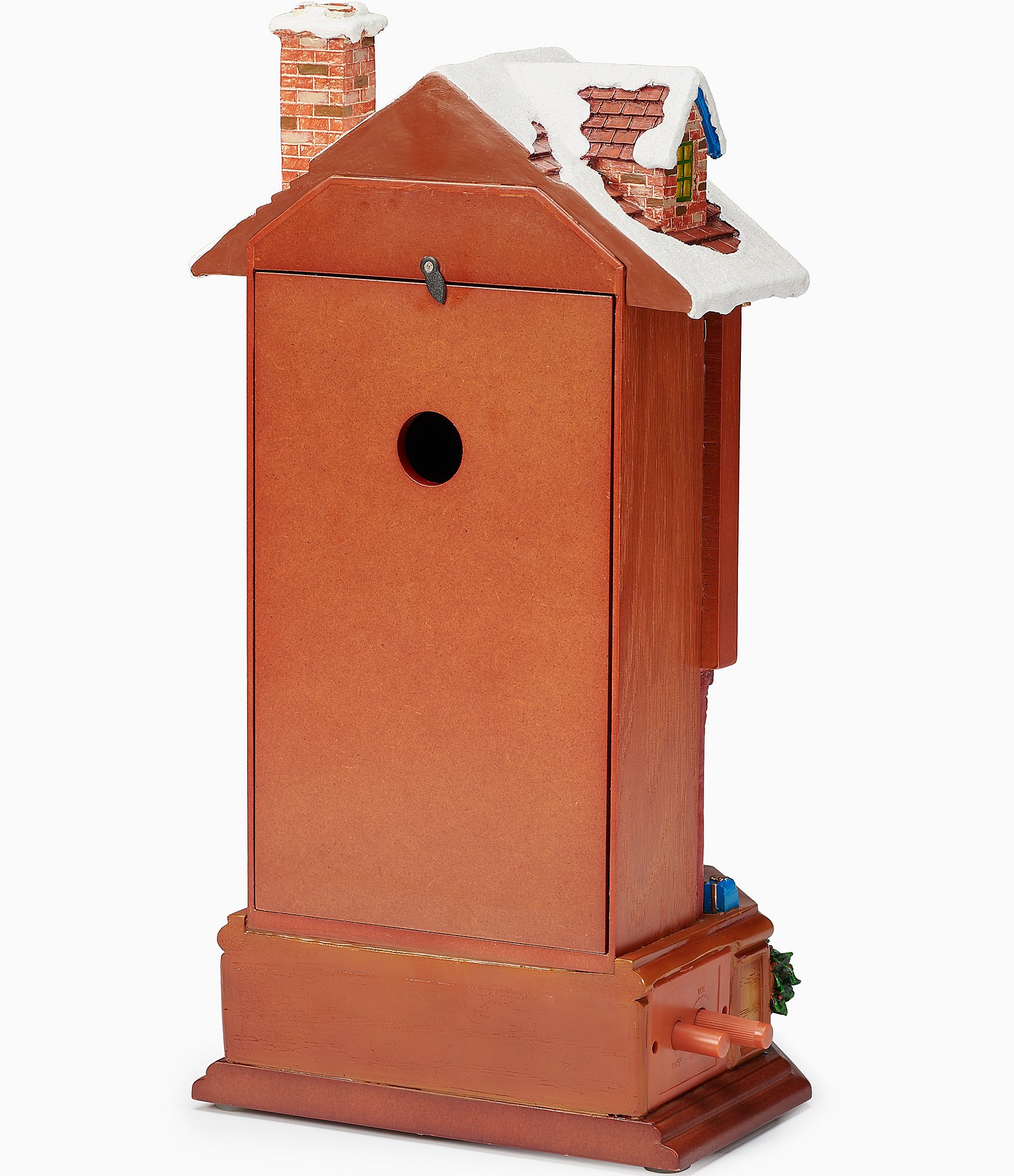 Roman Nutcracker LED Lighted Rotating Musical Clock