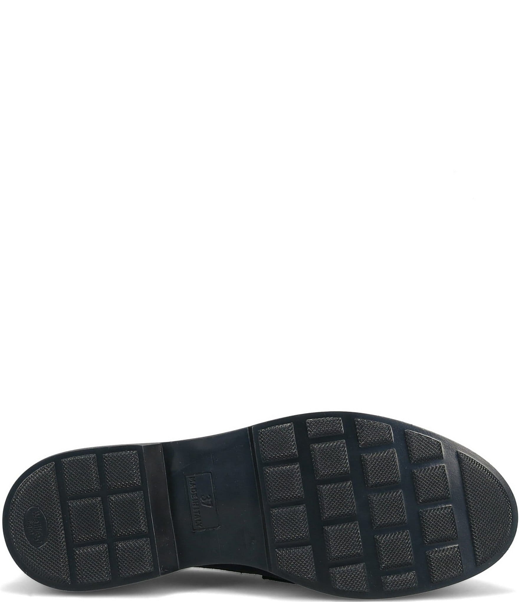 Ron White Allison Suede Chain Hardware Block Heel Loafers