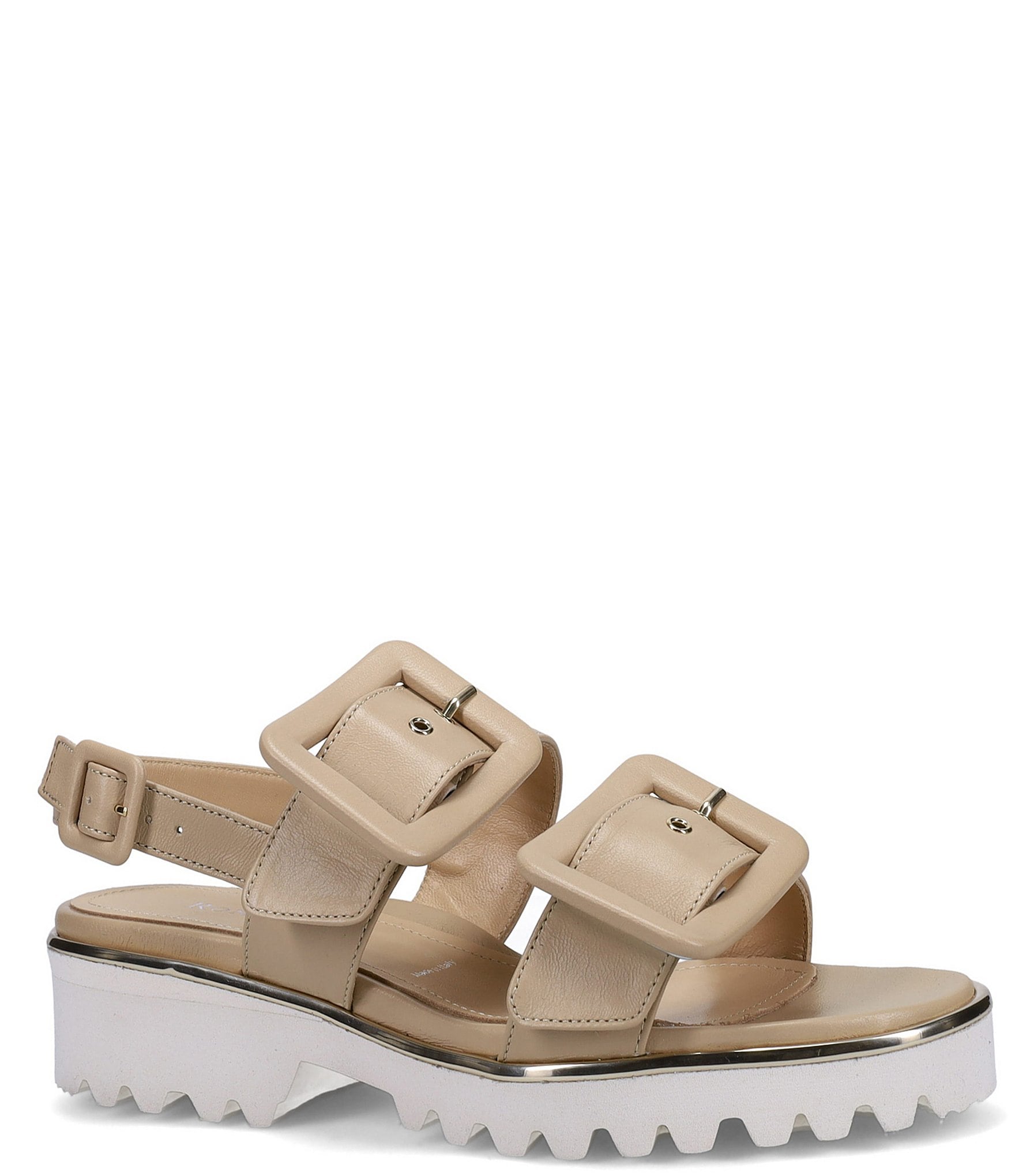 Ron White Callie Leather Buckle Sandals | Dillard's