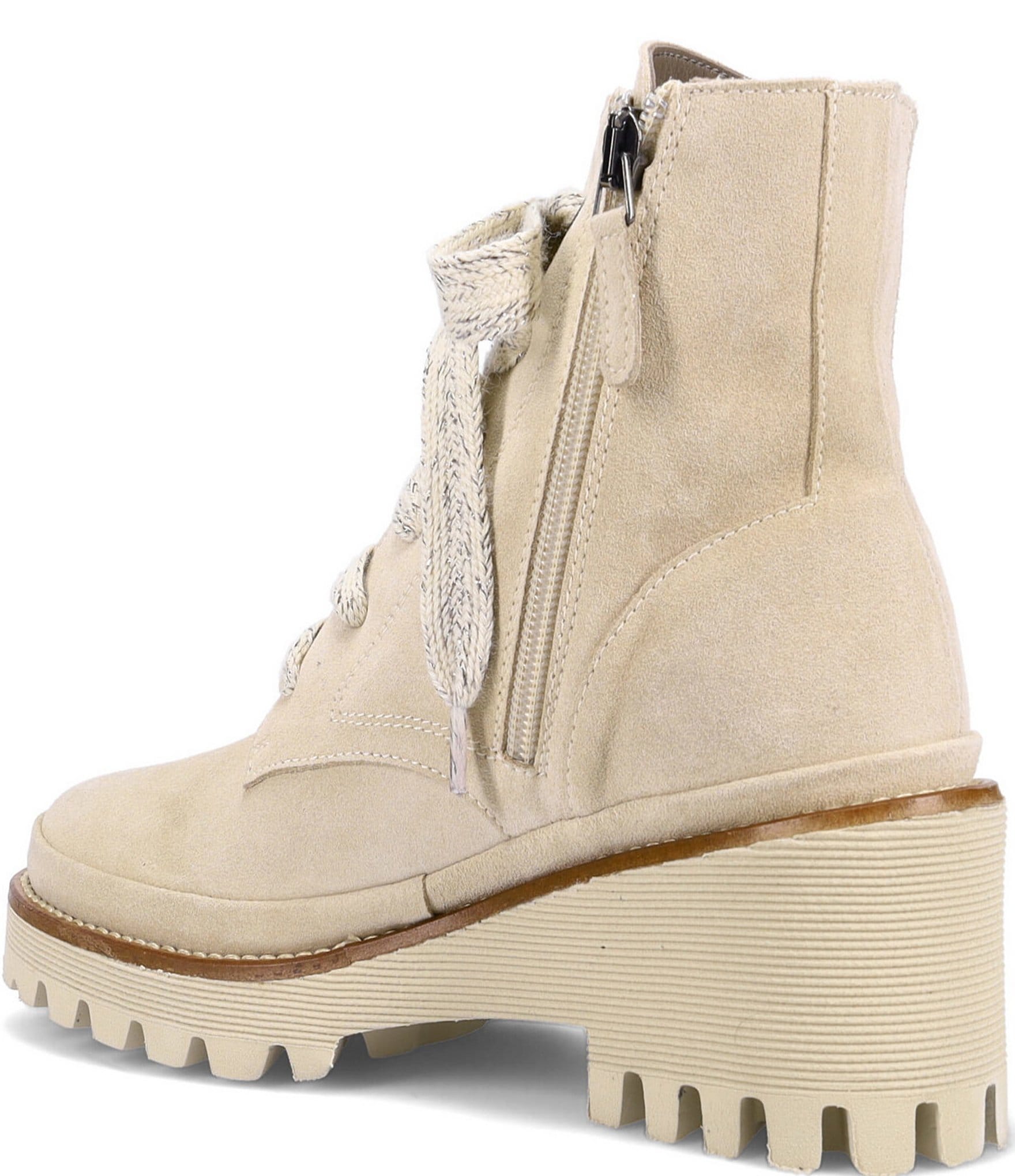 Ron White Eris Suede Lugged Booties