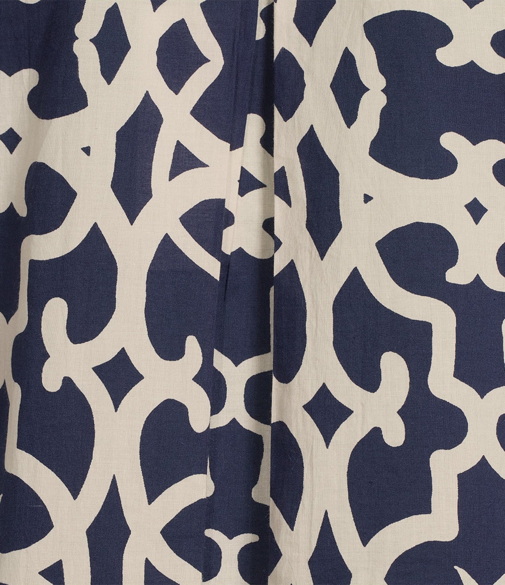 Ro's Garden Toyko Printed Woven Split V-Neck 3/4 Sleeve Tunic Top