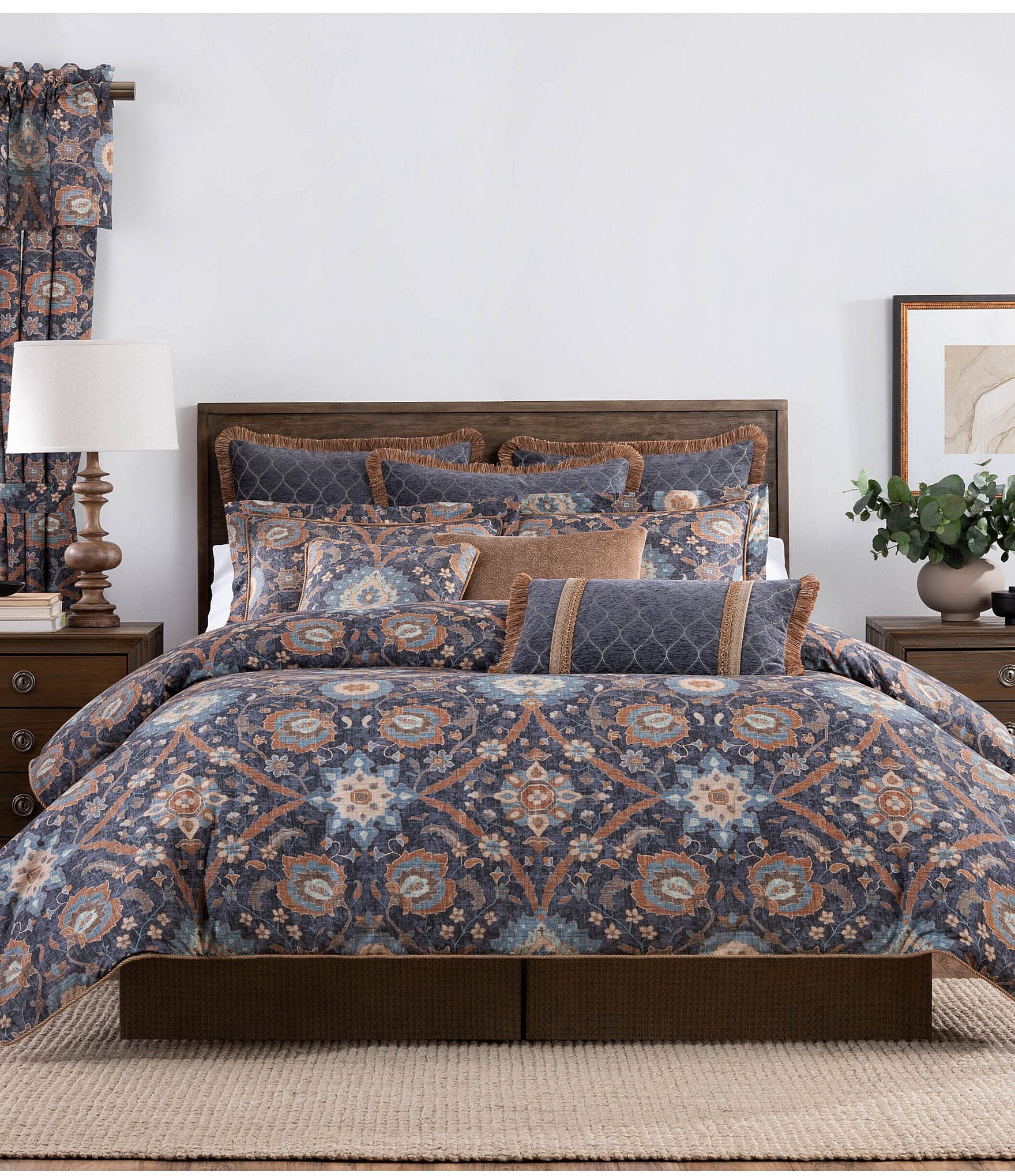 Rose Garden Quilt-Style Ruffled Bedspread | EBay