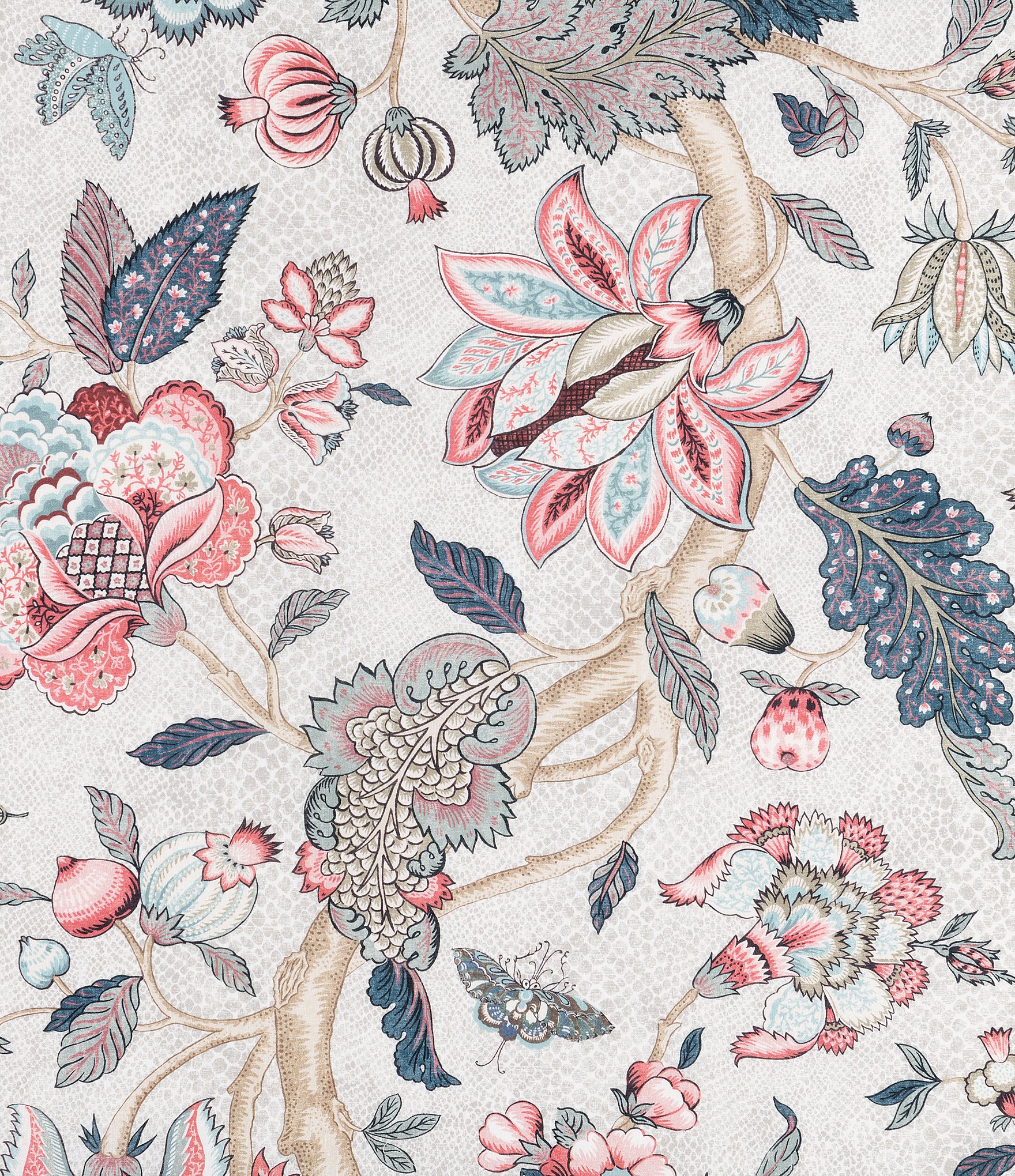 Rose Tree Talia Jacobean Floral Print Cotton Comforter Set