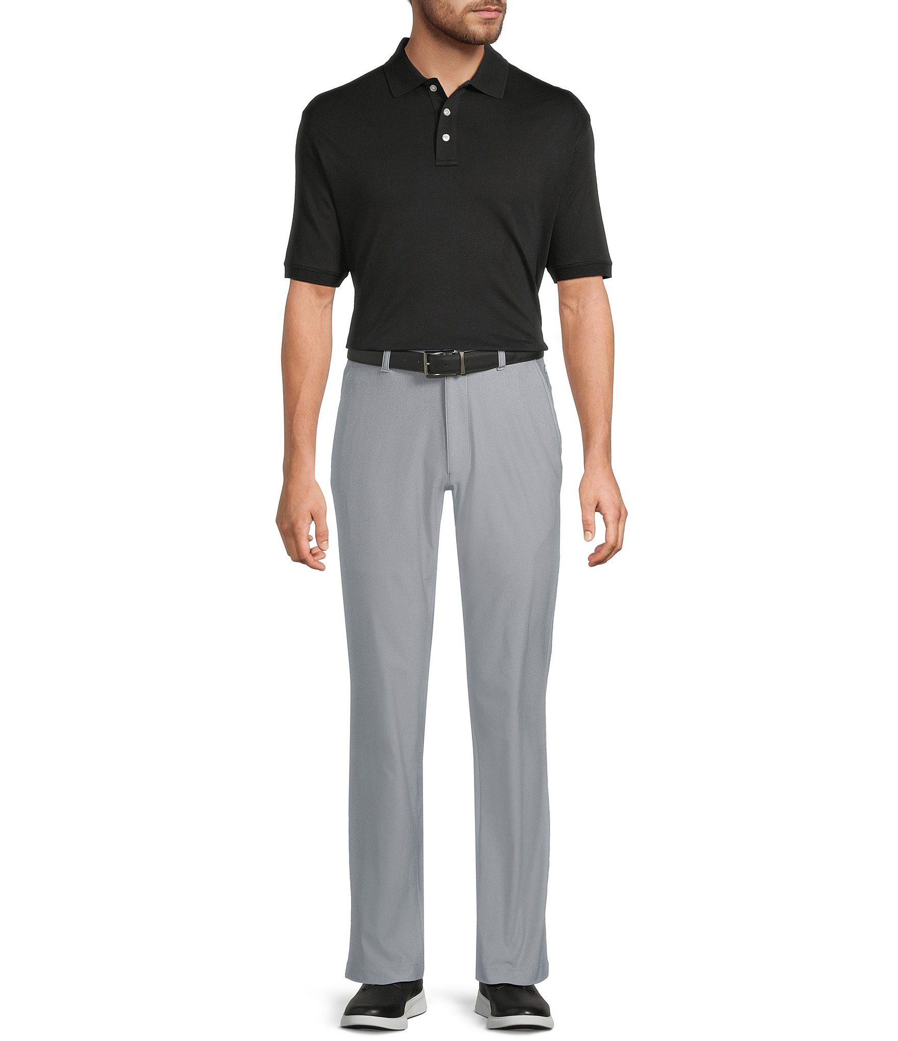 Roundtree & Yorke Andrew Straight Fit Flannel Touch Pants