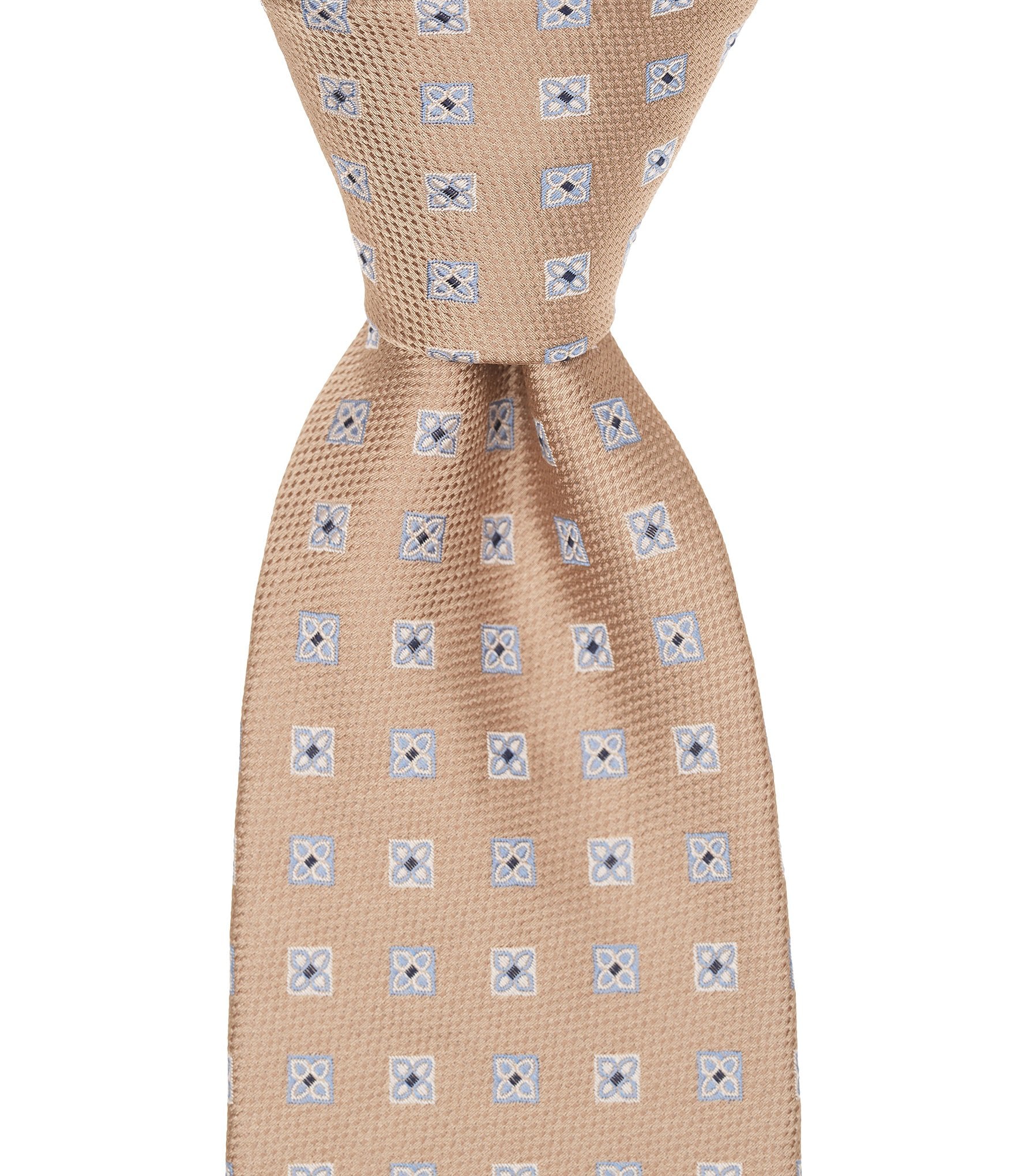 Roundtree & Yorke Apollo Mini Squares Traditional Silk Blend Tie