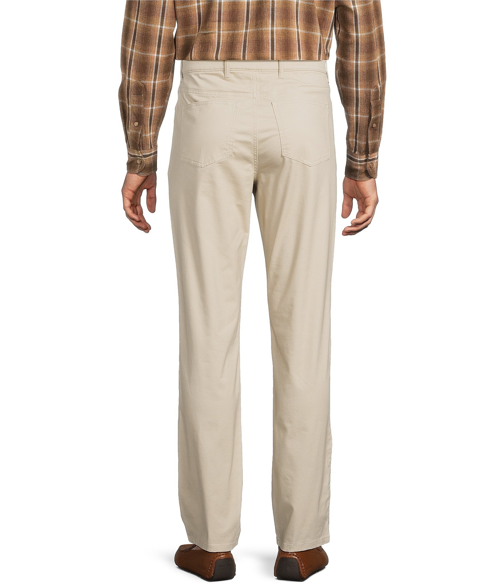 Roundtree & Yorke Big & Tall Andrew Straight Fit 5-Pocket Pants