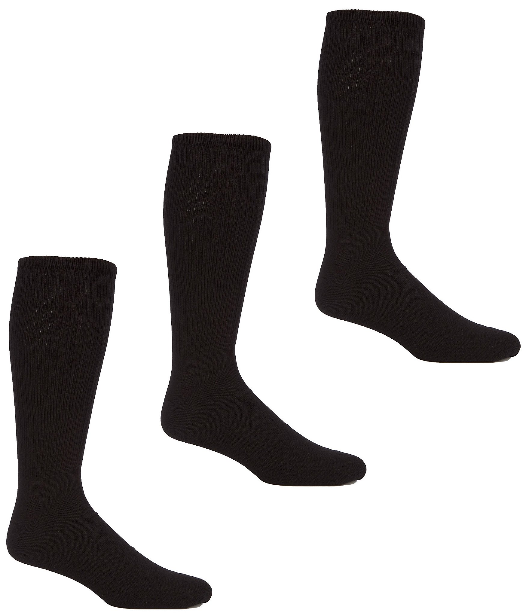 Roundtree & Yorke Big & Tall Crew Socks 3-Pack