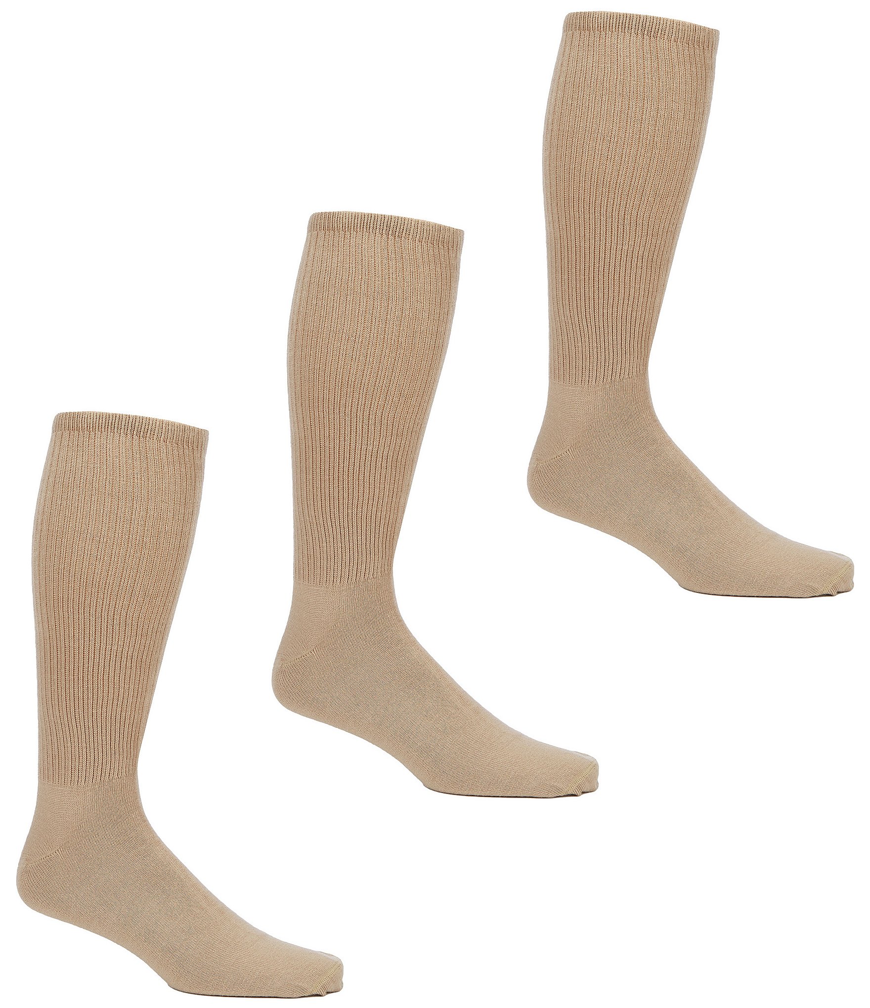 Roundtree & Yorke Big & Tall Crew Socks 3-Pack