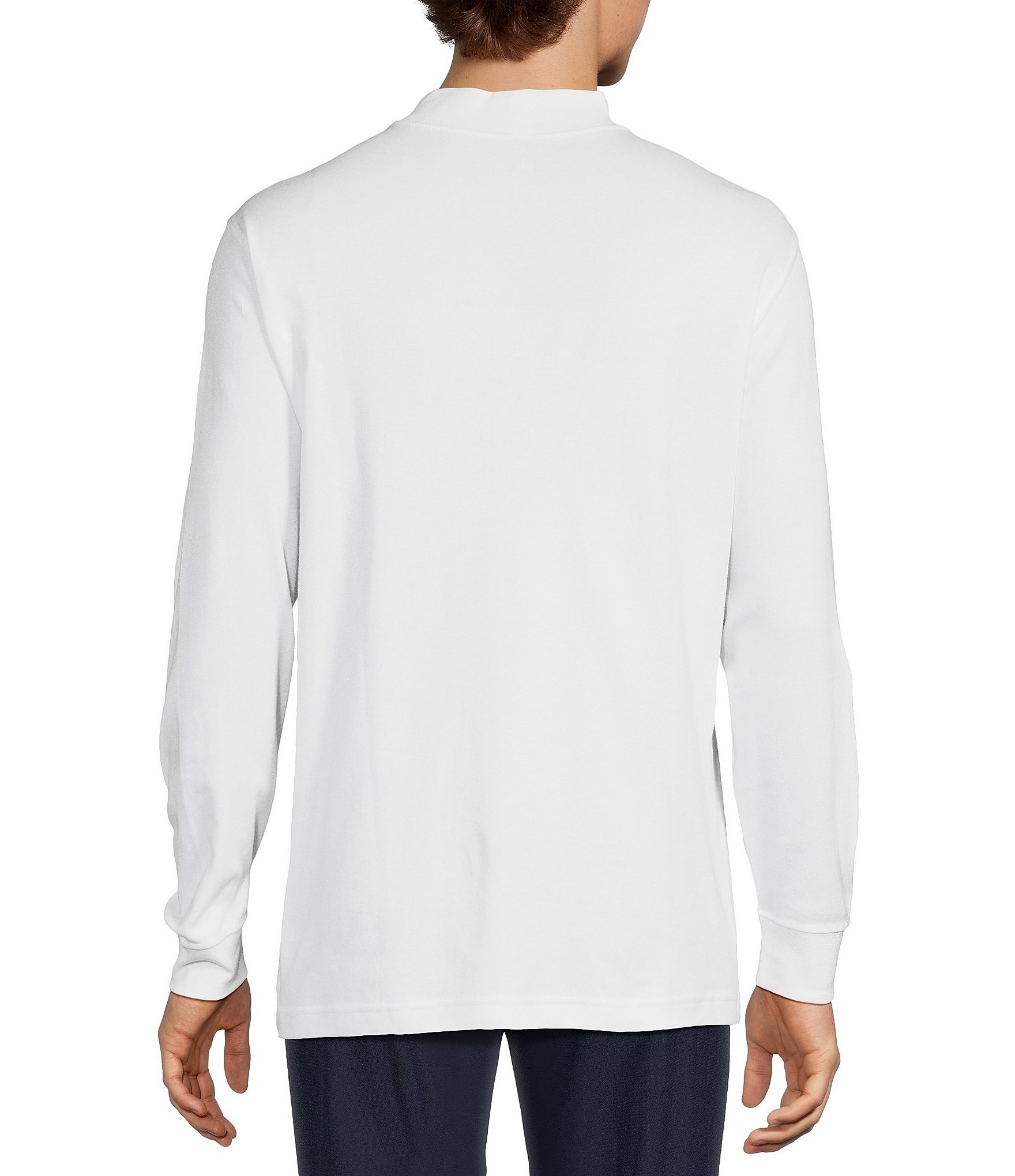 Roundtree & Yorke Big & Tall Mock Neck Pullover