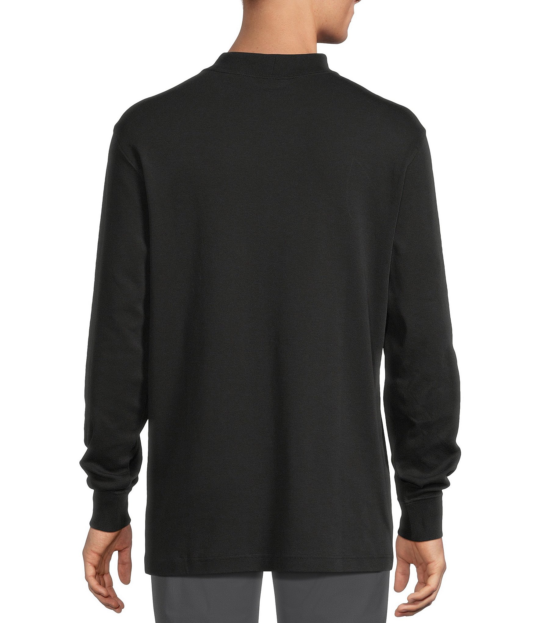 Roundtree & Yorke Big & Tall Mock Neck Pullover
