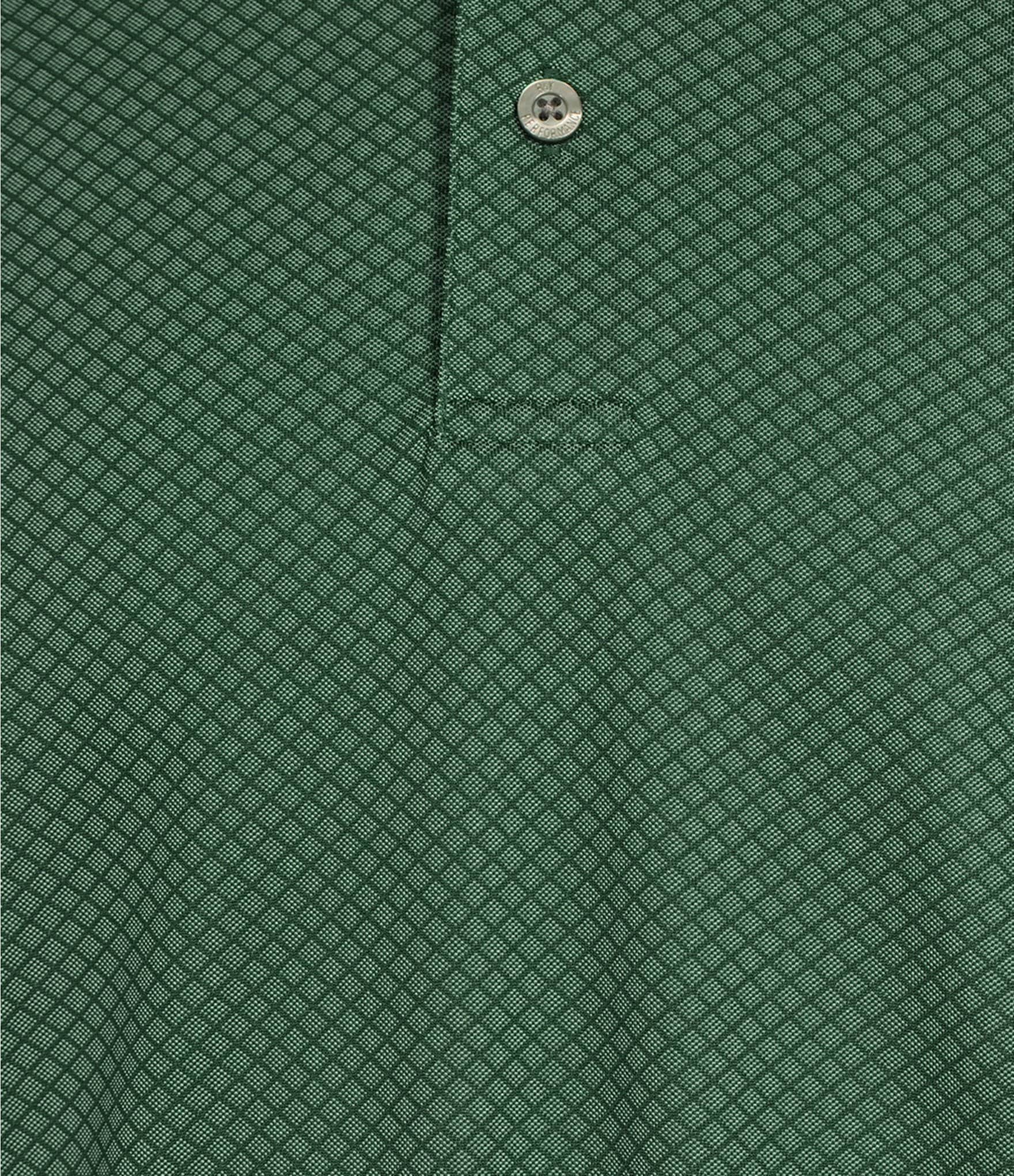 Roundtree & Yorke Big & Tall Performance Short Sleeve Diamond Jacquard Polo Shirt