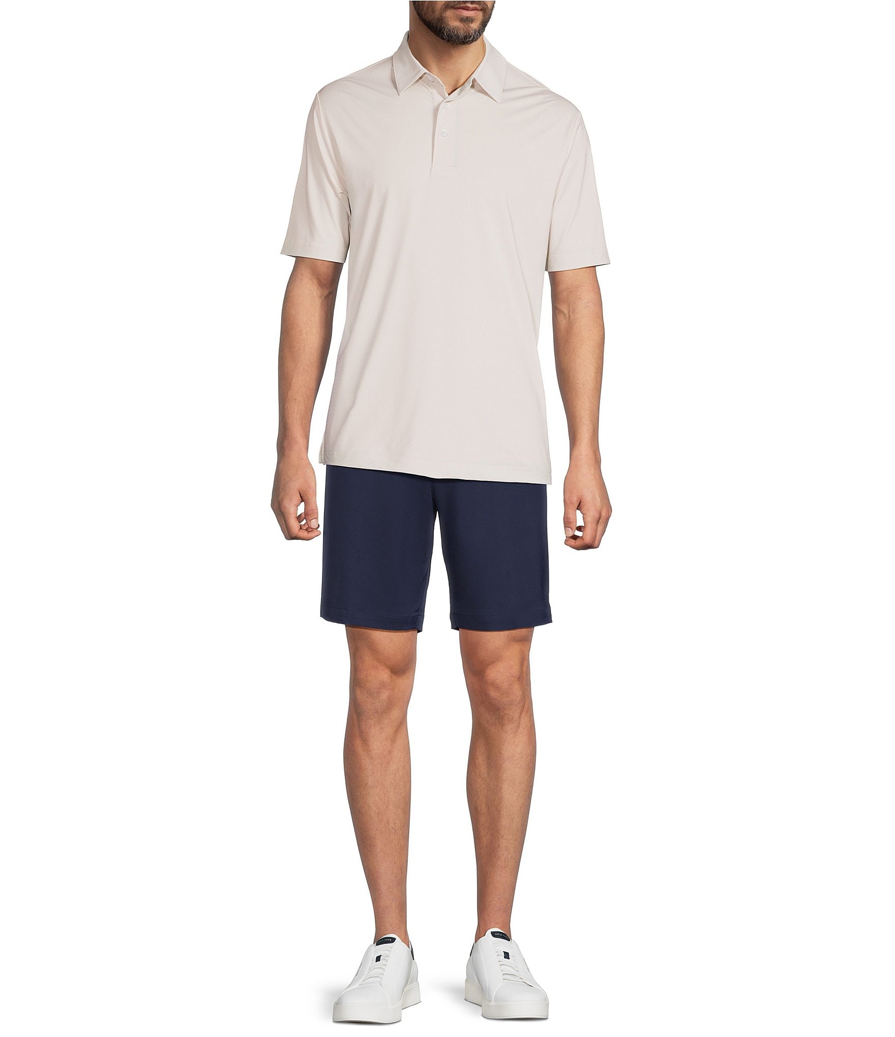 Roundtree & Yorke Big & Tall Performance Solid Short Sleeve Polo