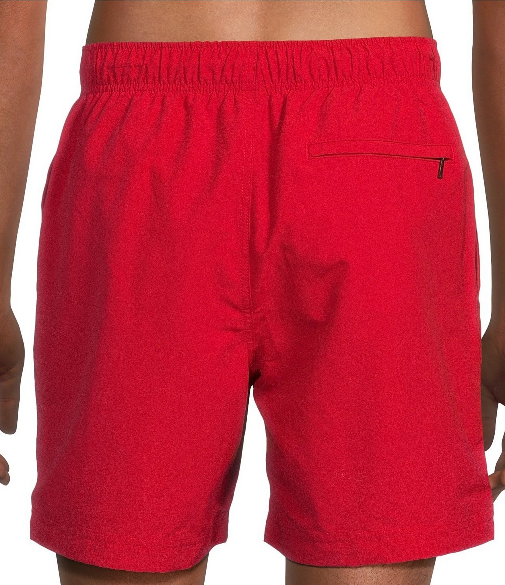 Roundtree & Yorke Big & Tall Portside Solid 6#double; and 8#double; Inseam Swim Trunks