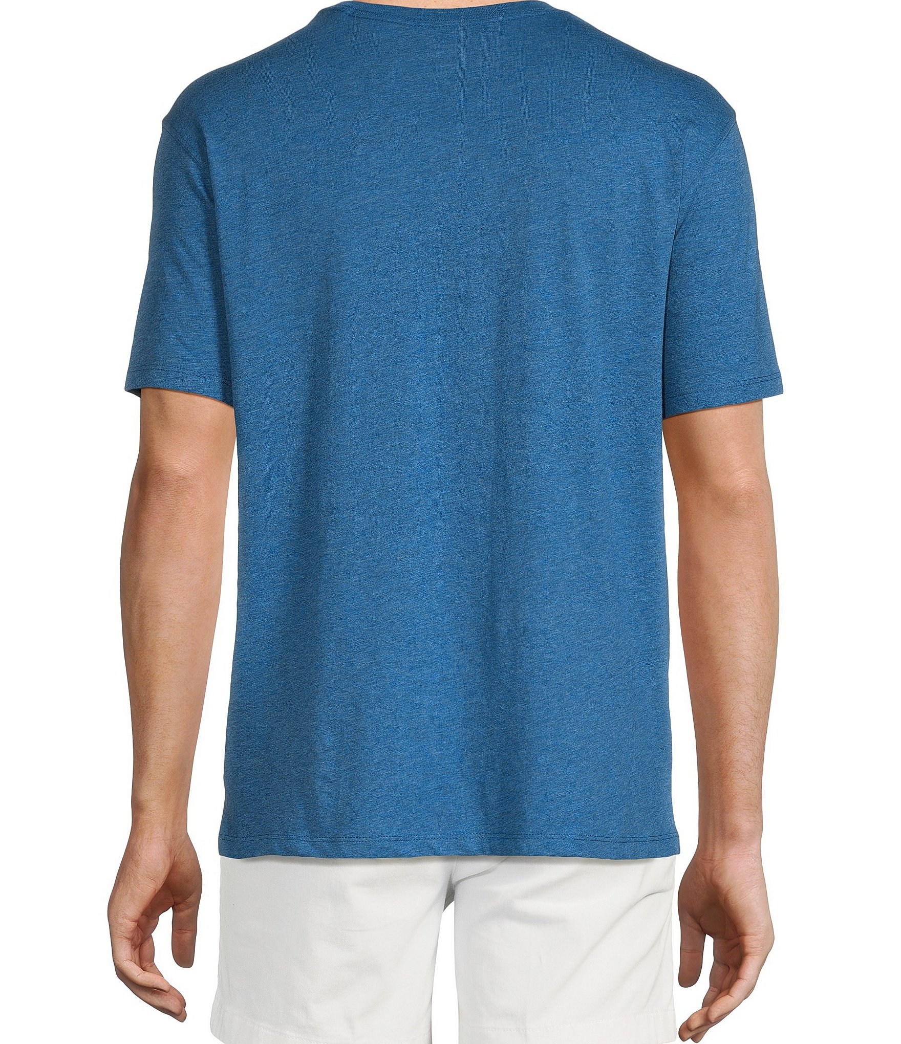 Roundtree & Yorke Big & Tall Short Sleeve Solid Pocket Crew T-Shirt