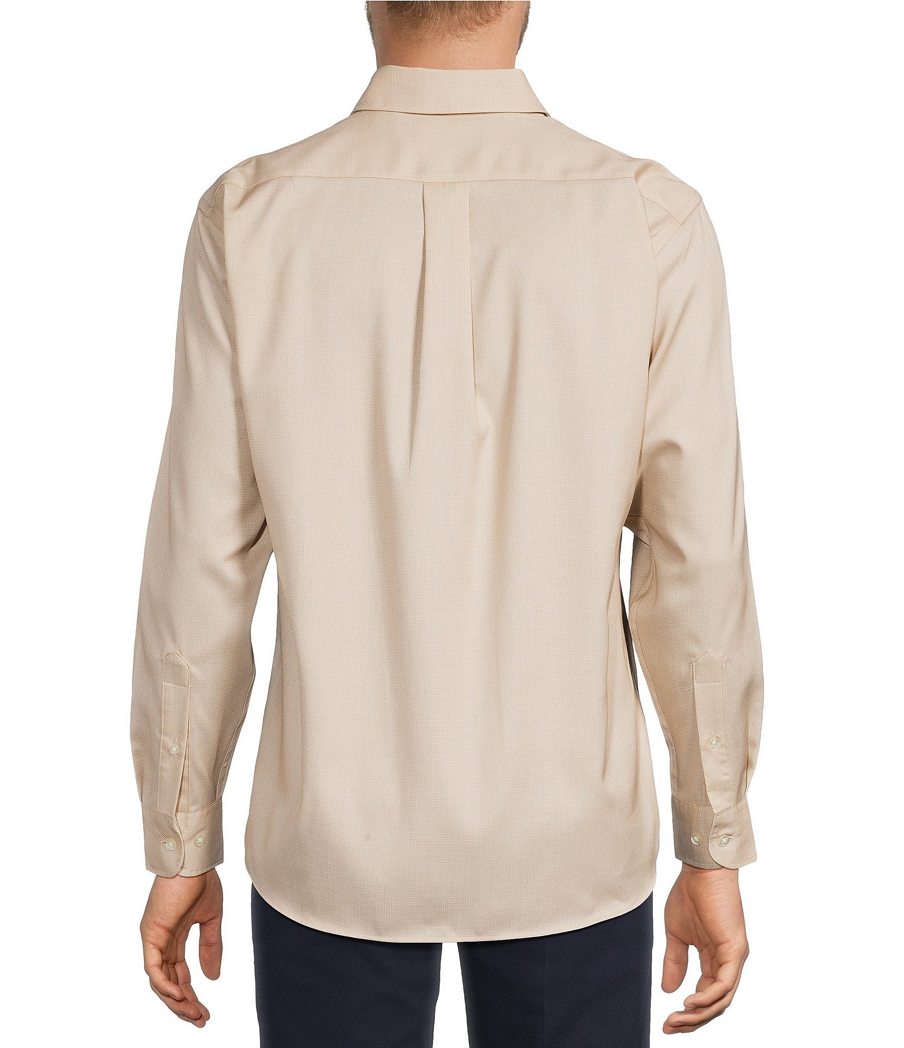 Roundtree & Yorke Big & Tall TravelSmart Easy Care Solid Sport Shirt
